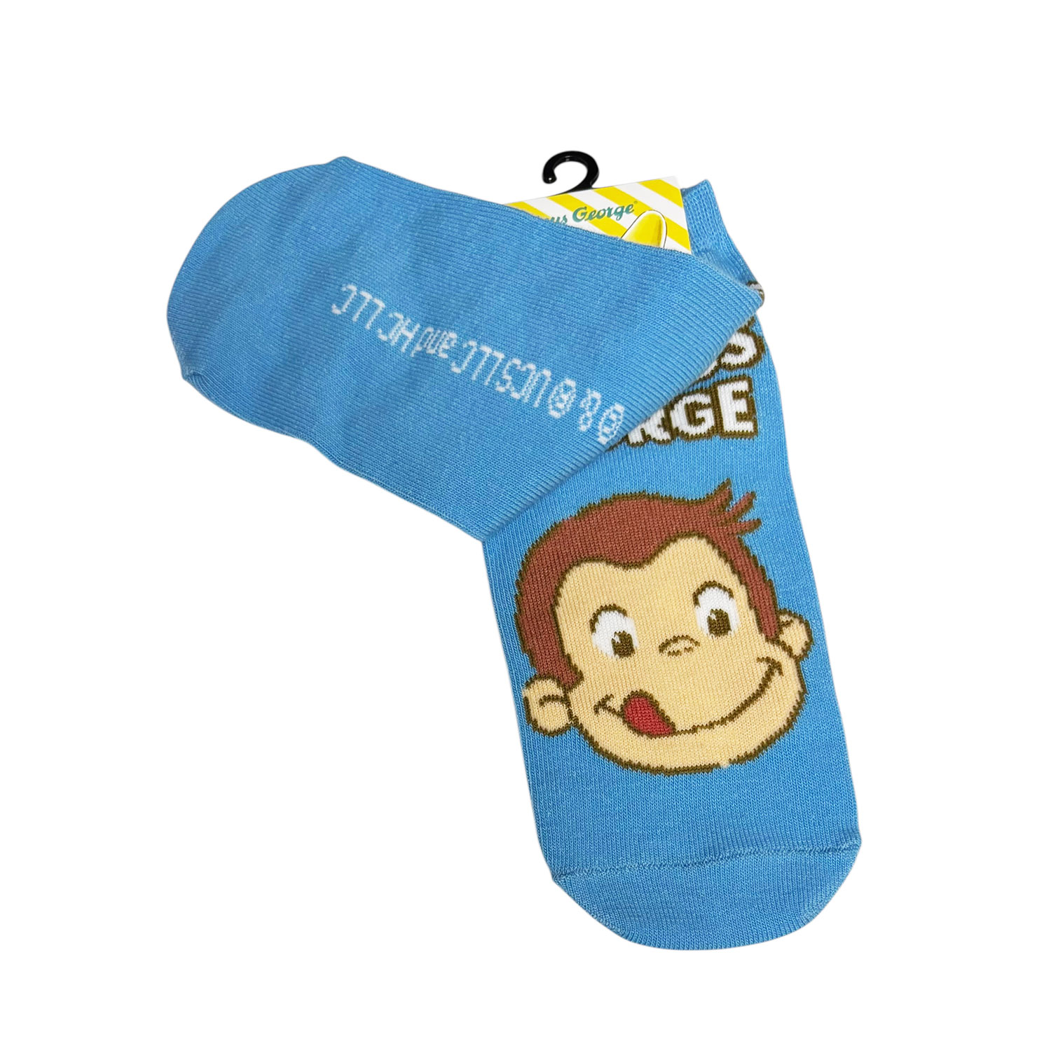 [公式] メーカー直営 おさるのジョージ キャラックス（レディース靴下）ぺろっ