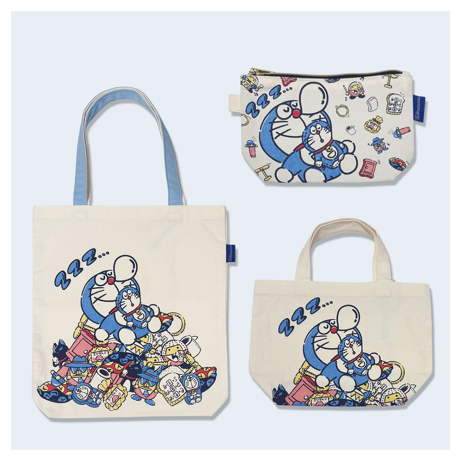 公式] メーカー直営 I'm Doraemon マチ付きバッグ おやすみ