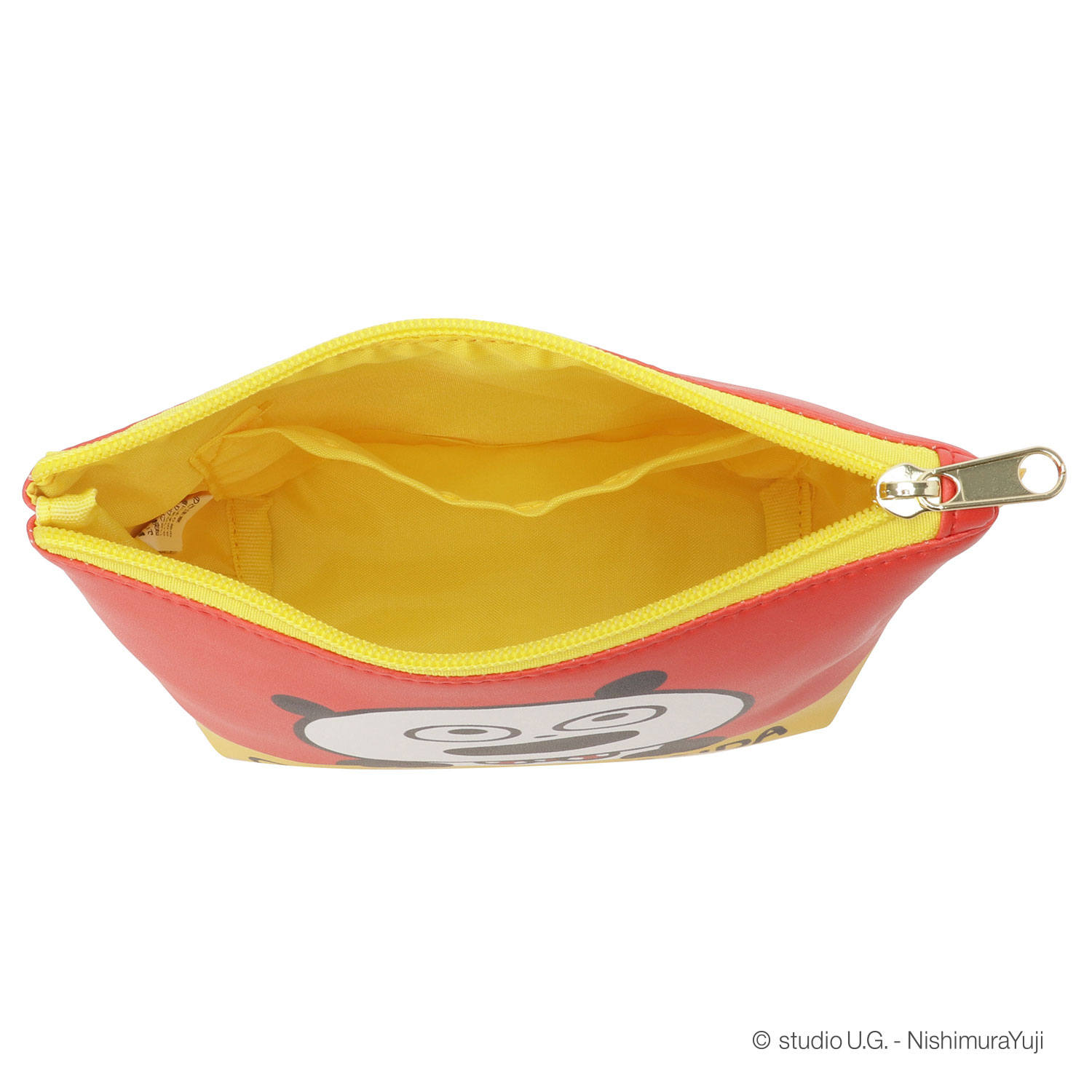 公式] スタジオUG （にしむらゆうじ） 舟形ポーチ ごきげんぱんだ
