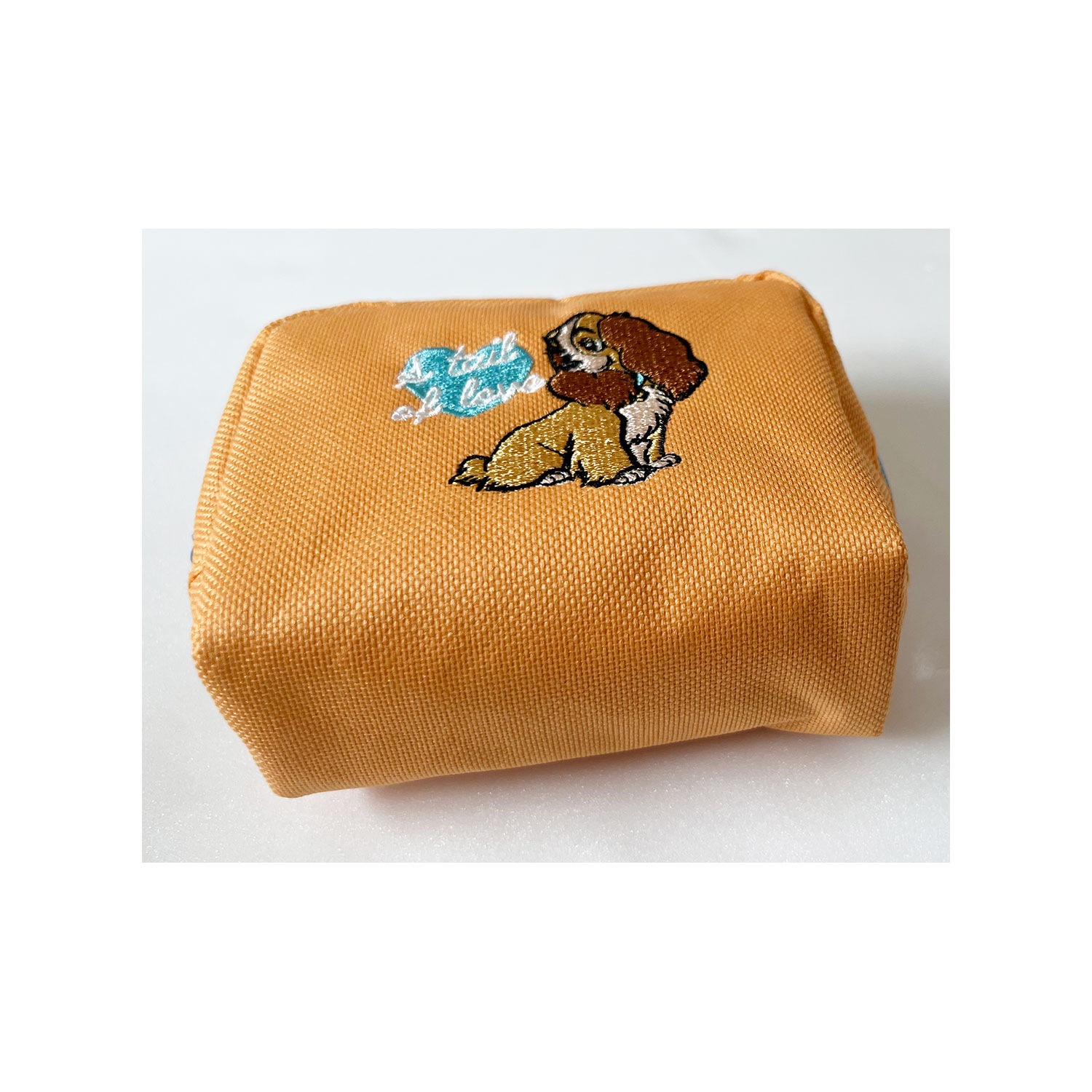 ディズニー ポリエステル刺繍 ポーチ レディ/ハート | キャラクター