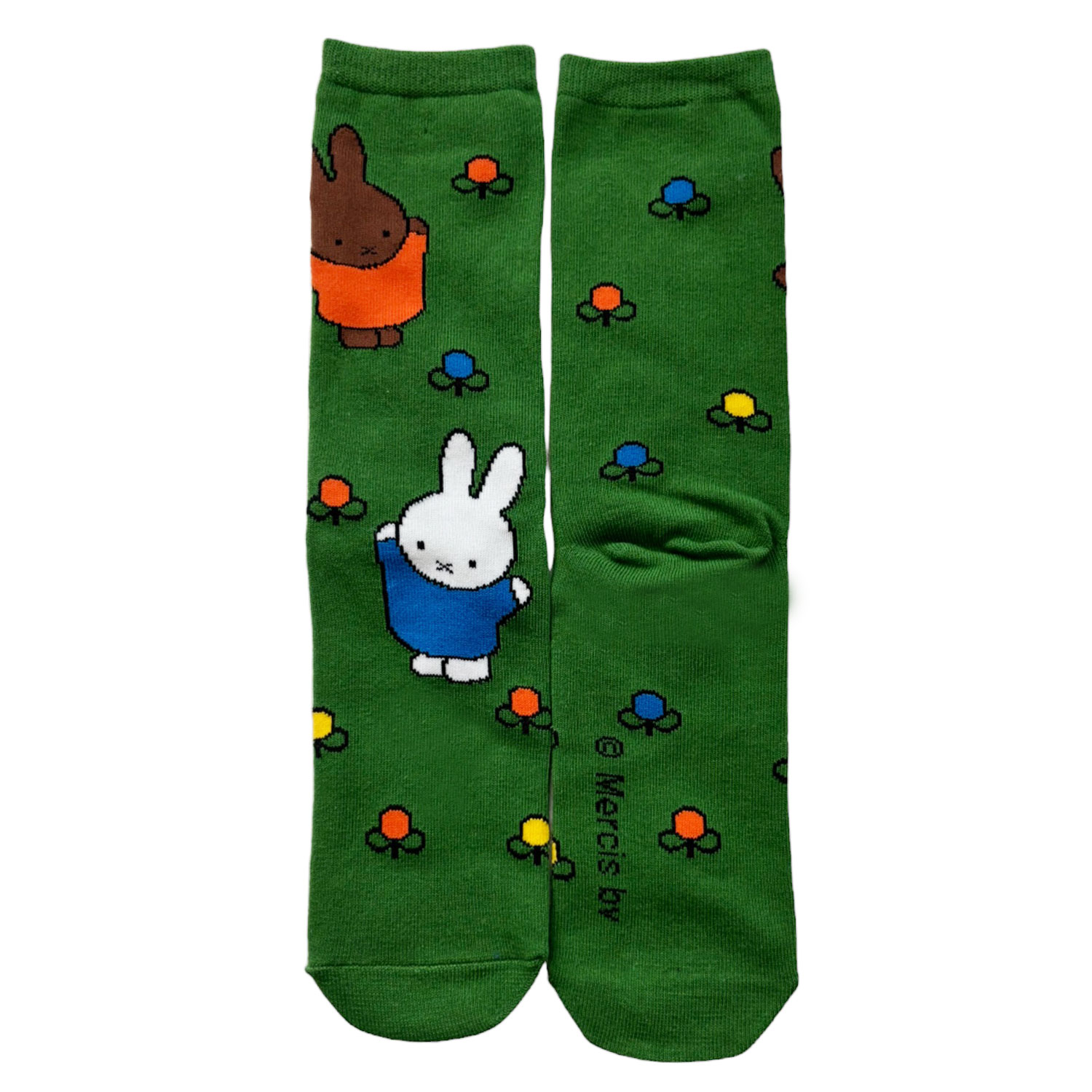Dick Bruna ミッフィー ミドルハイソックス おそと