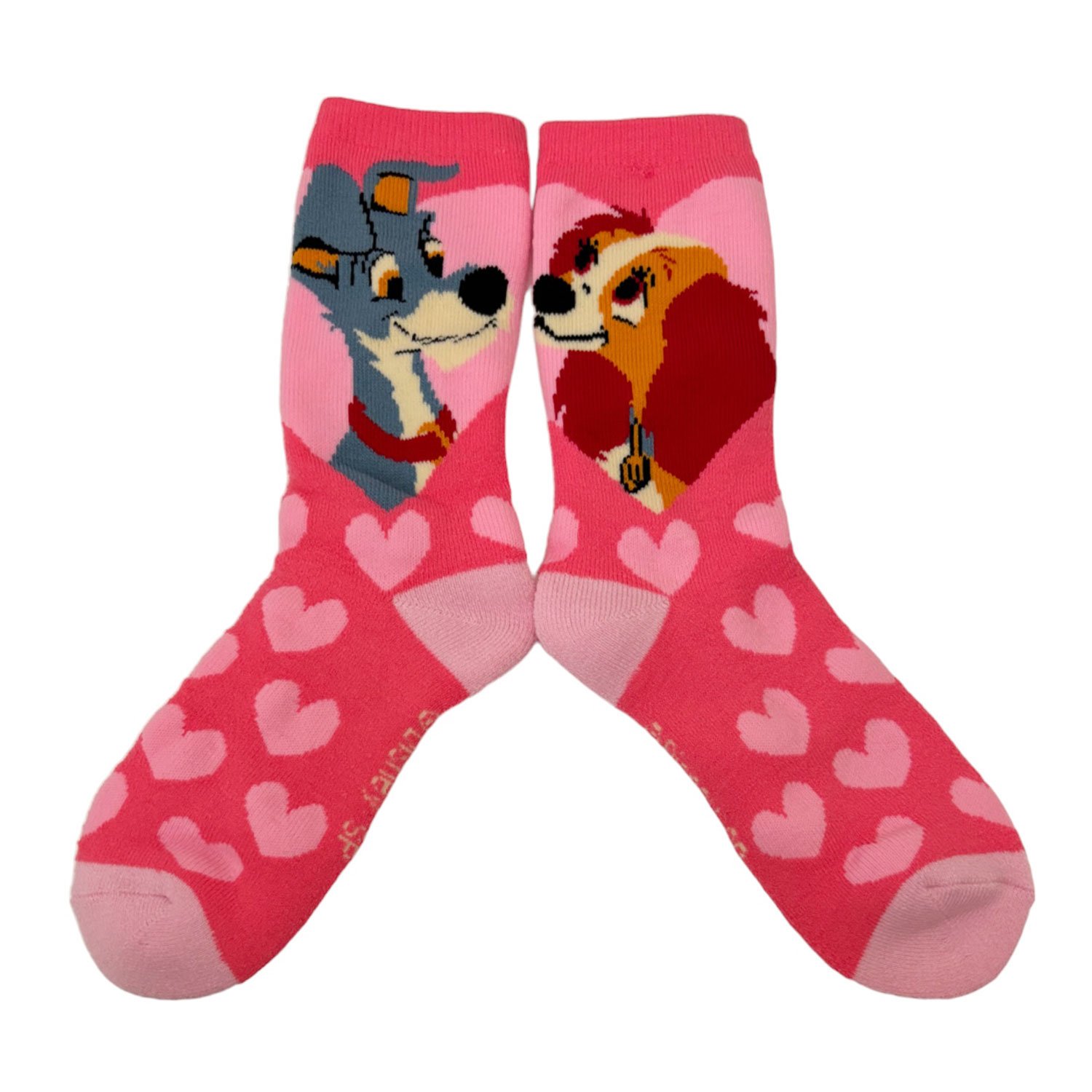 ディズニー ぽっかぽかソックス わんわん物語 ハート