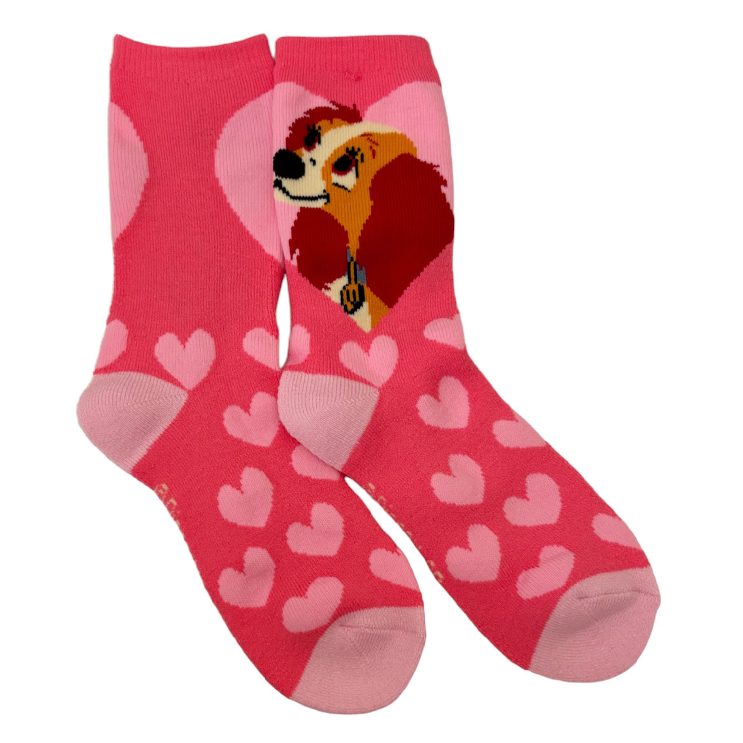 ディズニー ぽっかぽかソックス わんわん物語 ハート