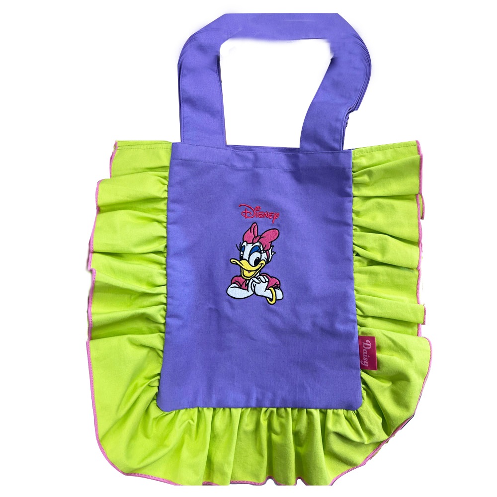 公式] メーカー直営 ディズニー ノスタルジカ フリルトートバッグ