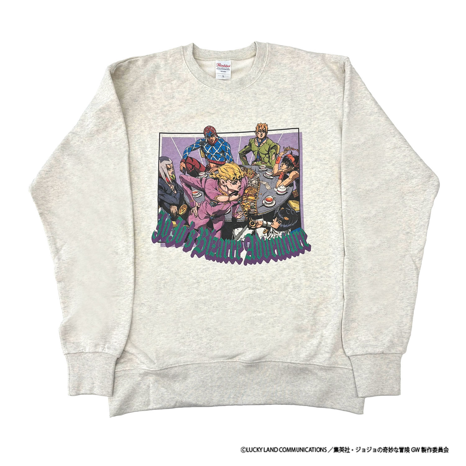 「ジョジョの奇妙な冒険 黄金の風」ブチャラティチームパーカー【Lサイズ】 公式] メーカー直営 アニメ『ジョジョの奇妙な冒険 黄金の風