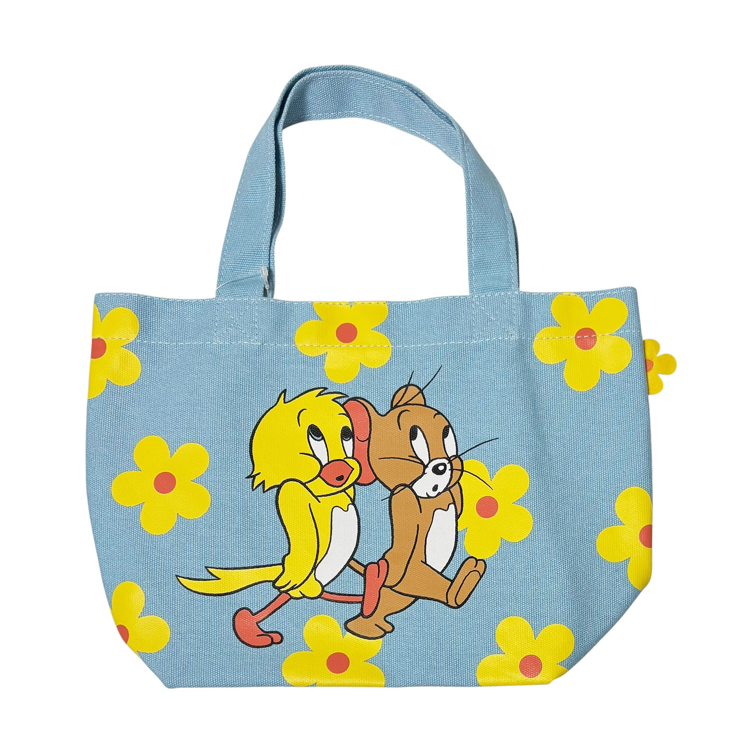 公式] メーカー直営 トムとジェリー カラーマチ付きバッグ フラワー