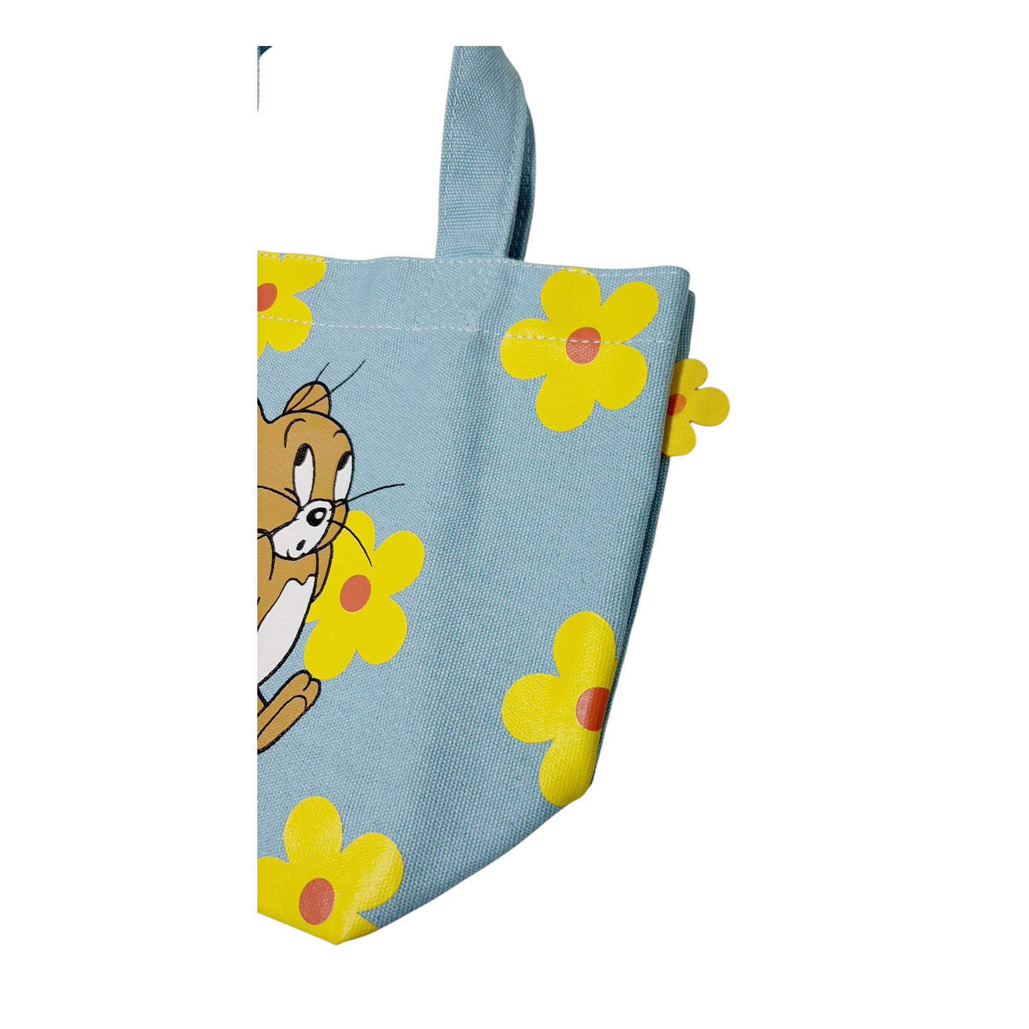 公式] メーカー直営 トムとジェリー カラーマチ付きバッグ フラワー
