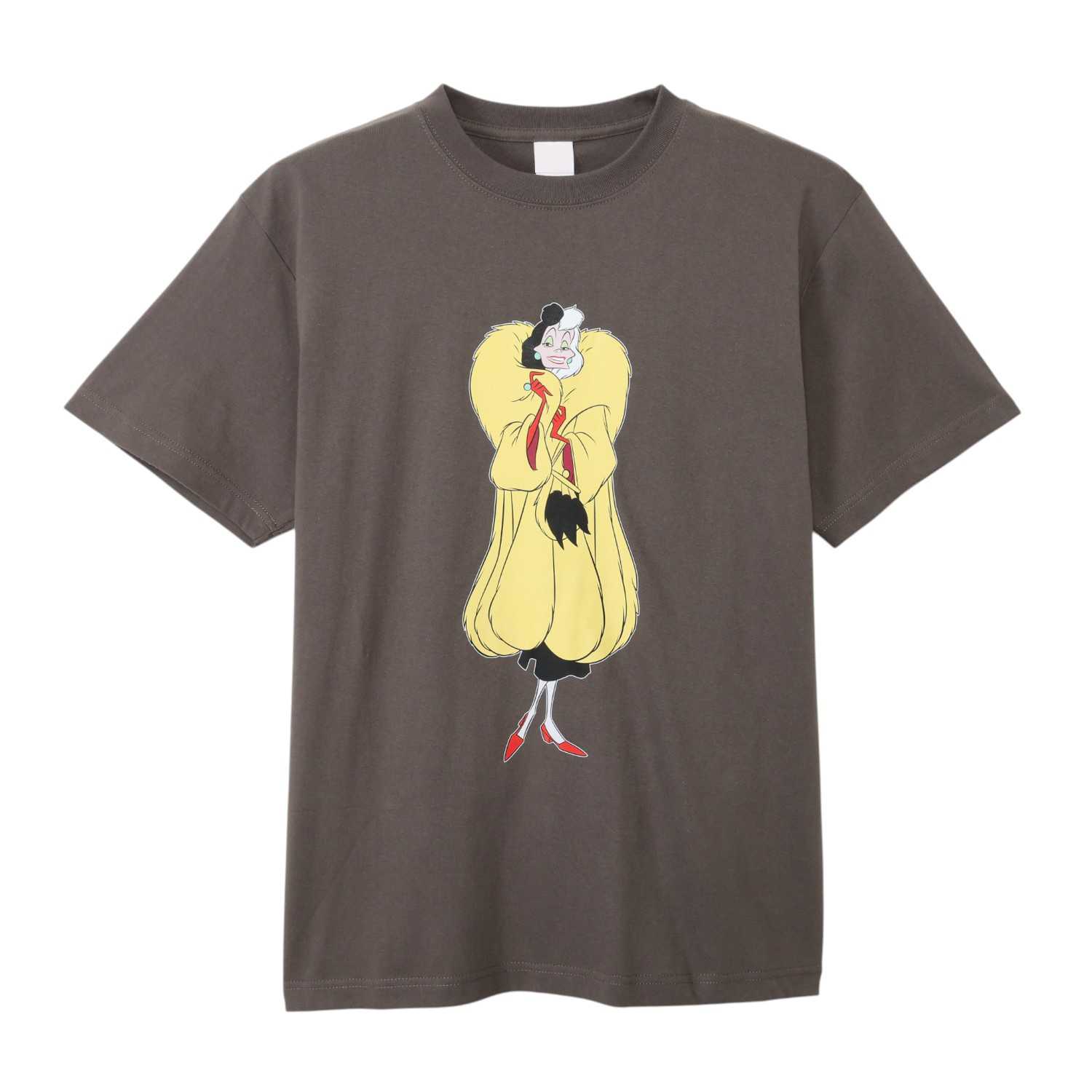 [公式] メーカー直営 ディズニー パワーワード ヴィランズ Tシャツ クルエラ