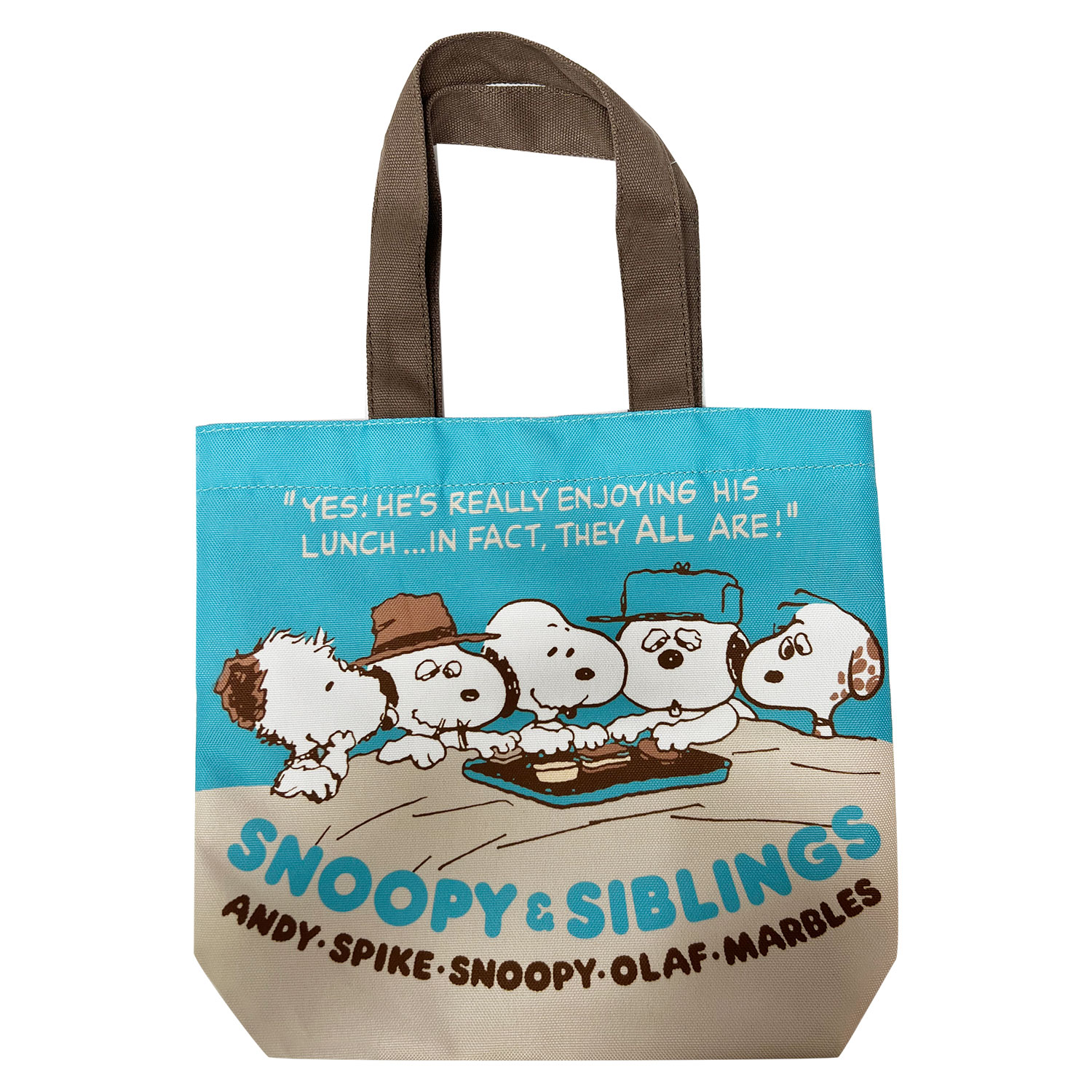 [公式]PEANUTS スヌーピーコローレバッグ みんなでごはん