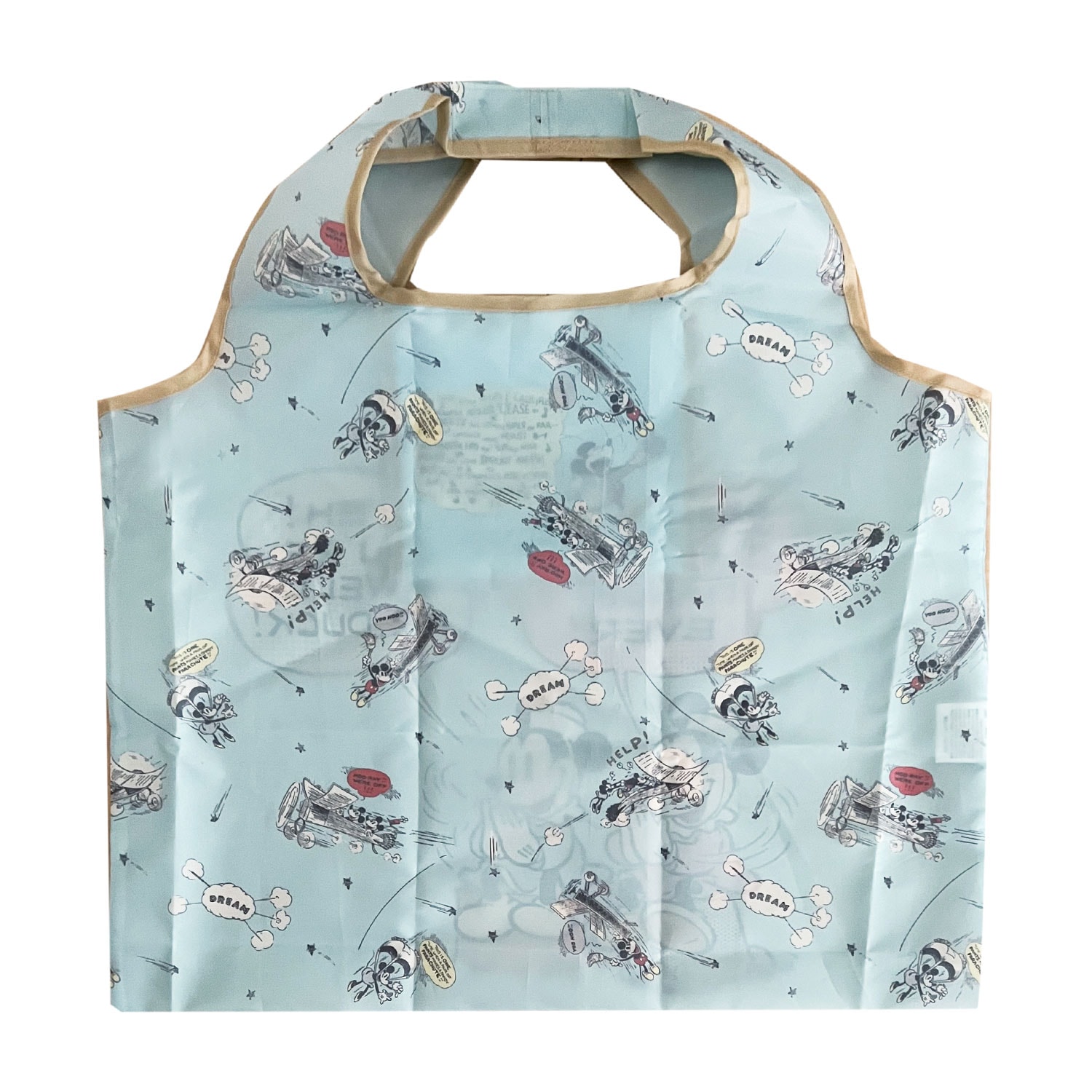 公式]ディズニー エコバッグ くるくるショッピングバッグ ミッキー