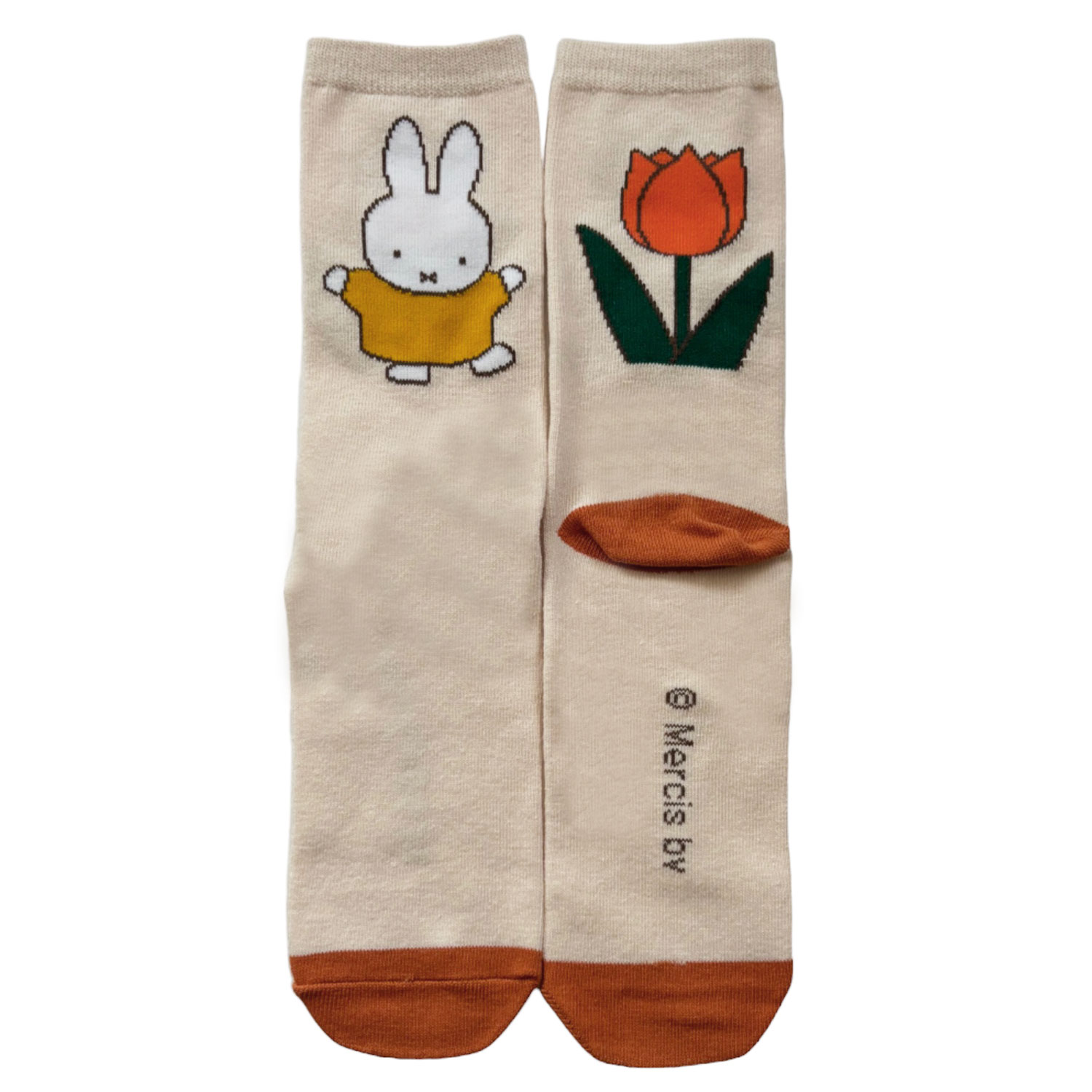 Dick Bruna ミッフィー ミドルハイソックスチューリップ