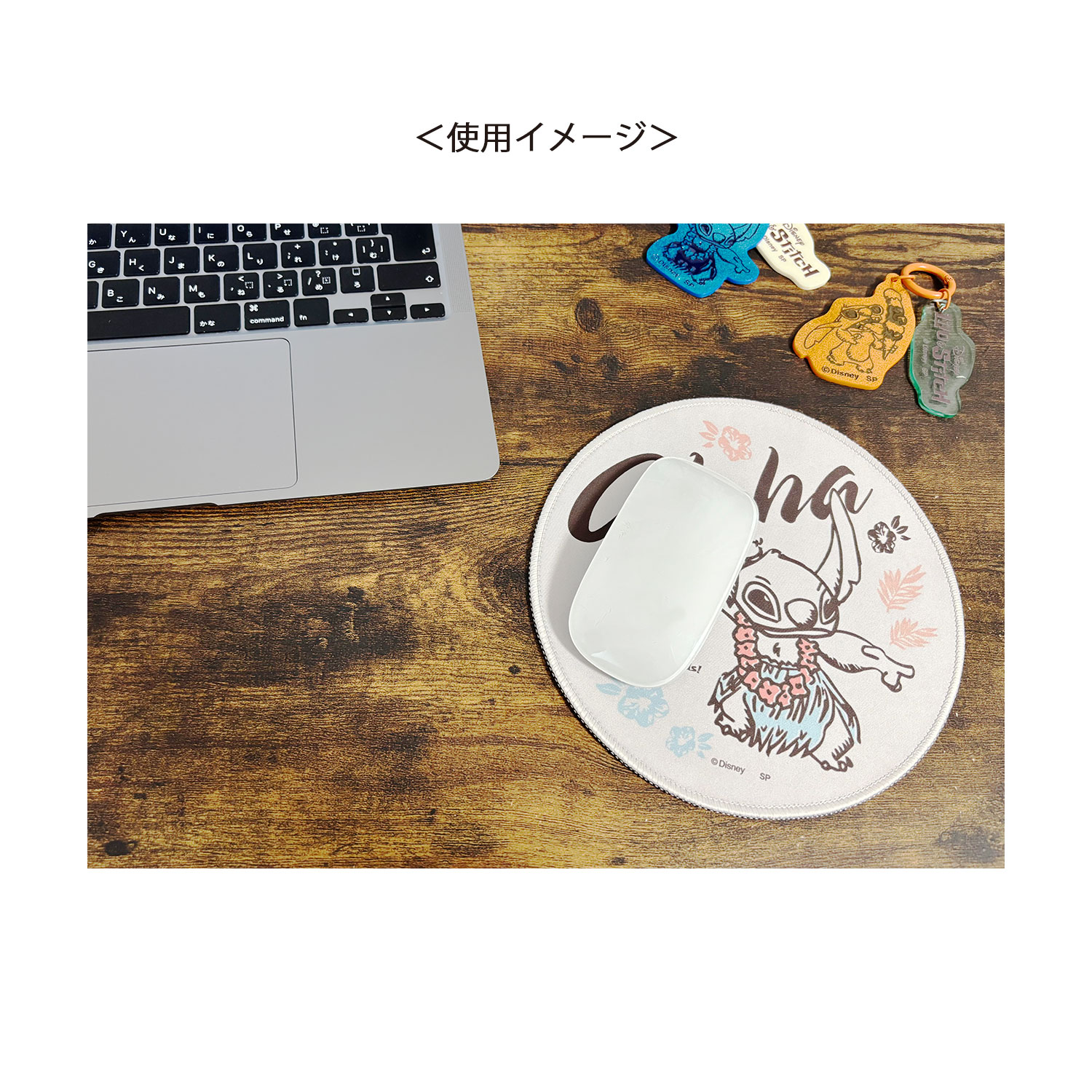[公式]  ディズニー リロ＆スティッチ マウスパッド フラダンス