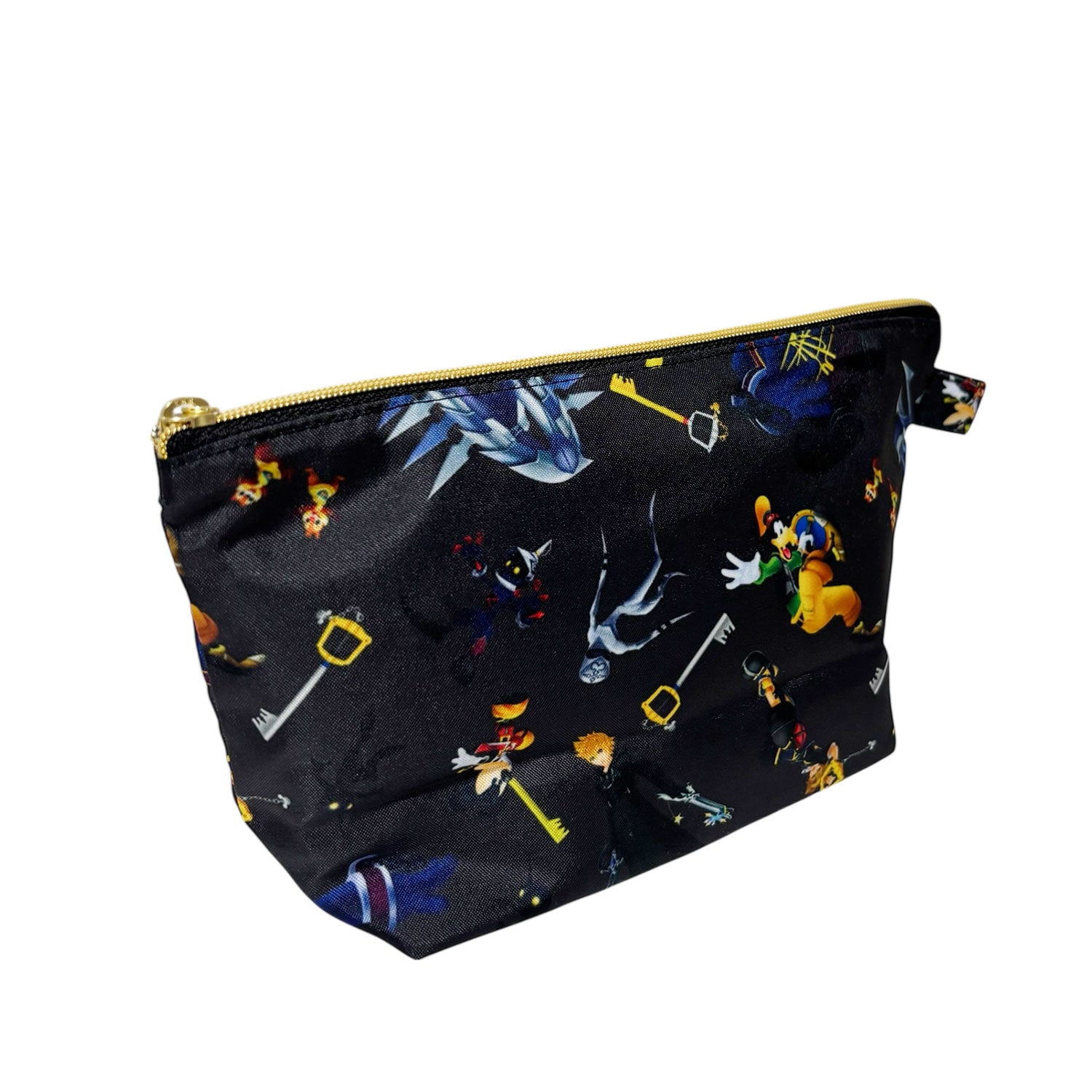 公式] メーカー直営 ディズニー キングダム ハーツ ポーチ 総柄