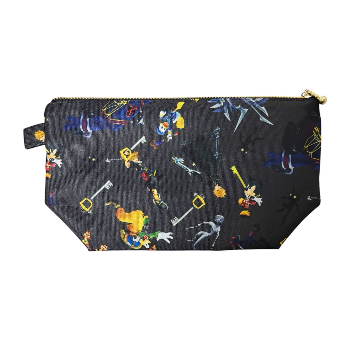 公式] メーカー直営 ディズニー キングダム ハーツ ポーチ 総柄