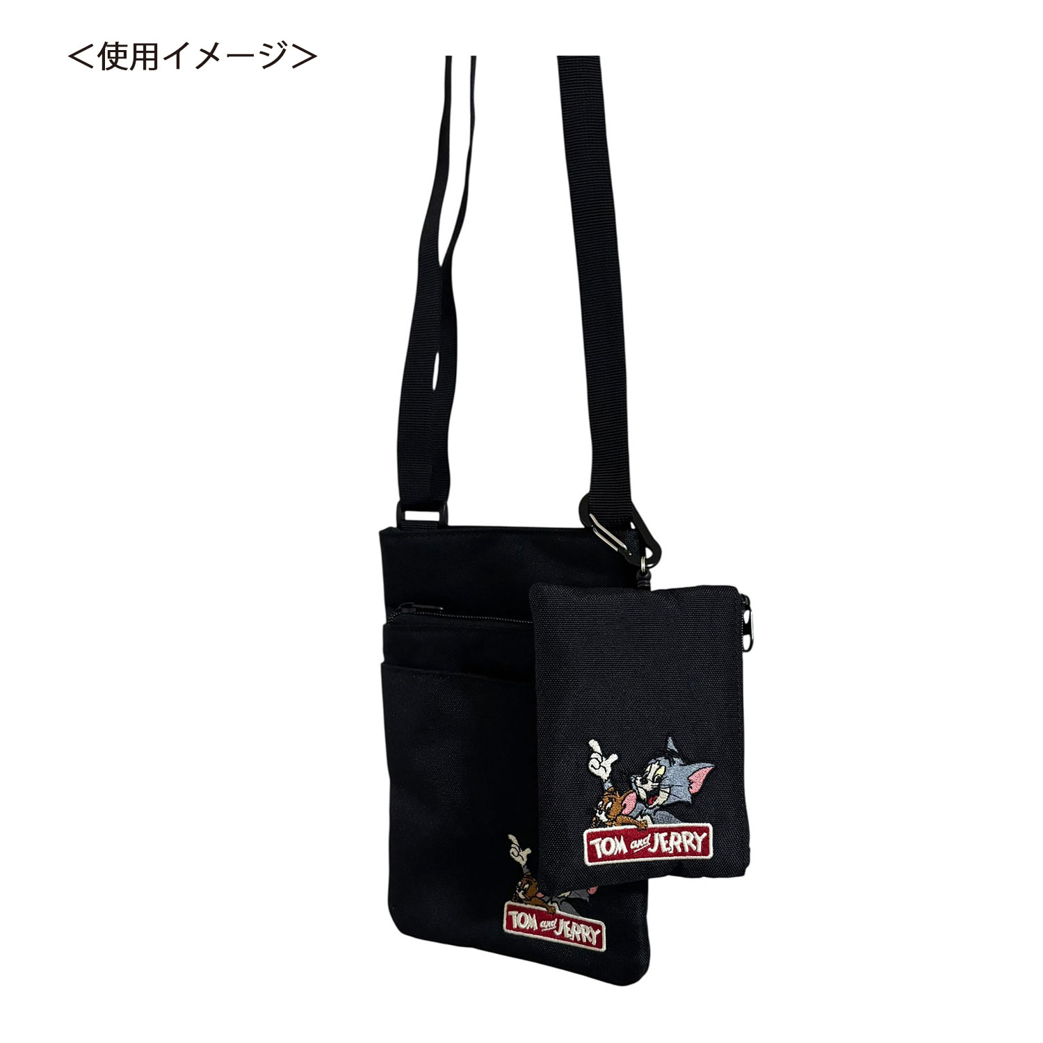 公式] メーカー直営 トムとジェリー サコッシュ | キャラクター▷,トム 