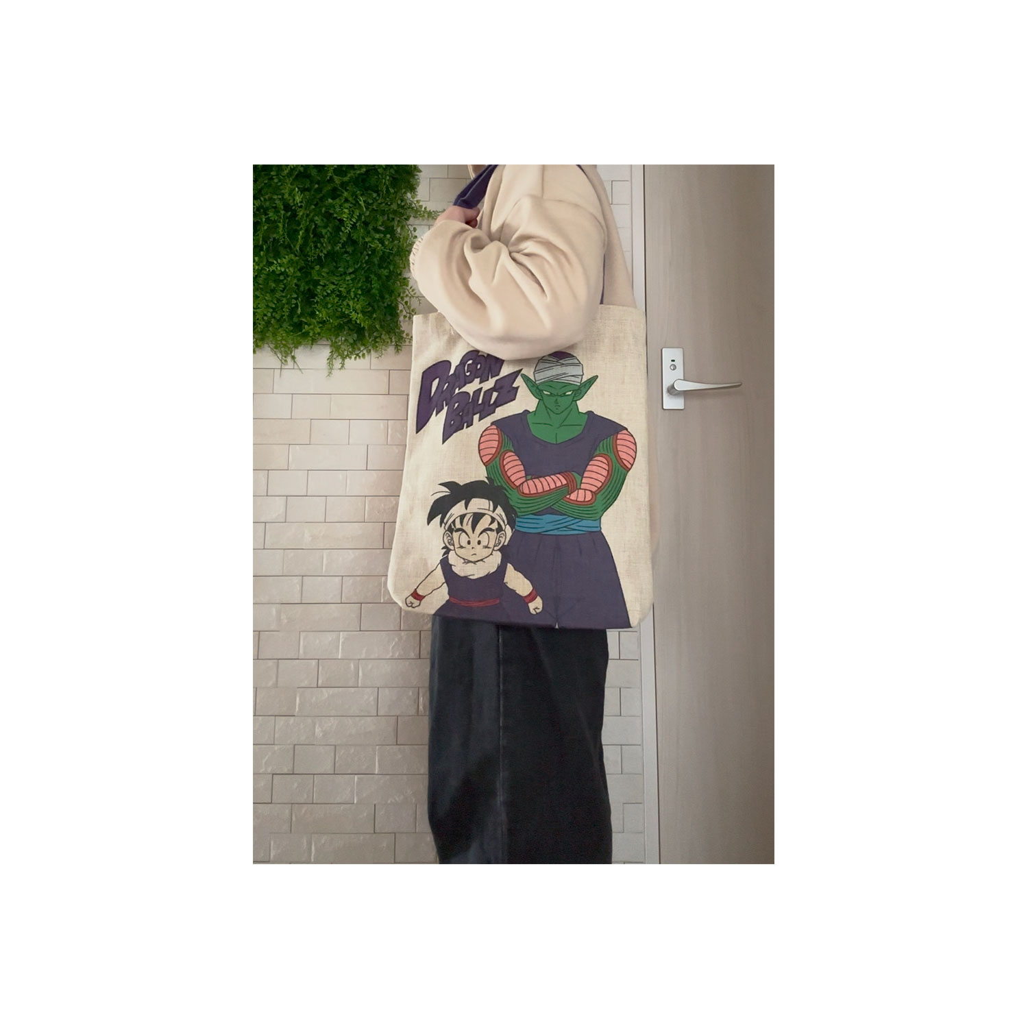 [公式] メーカー直営 ドラゴンボールZ タテ型トート 悟飯とピッコロ