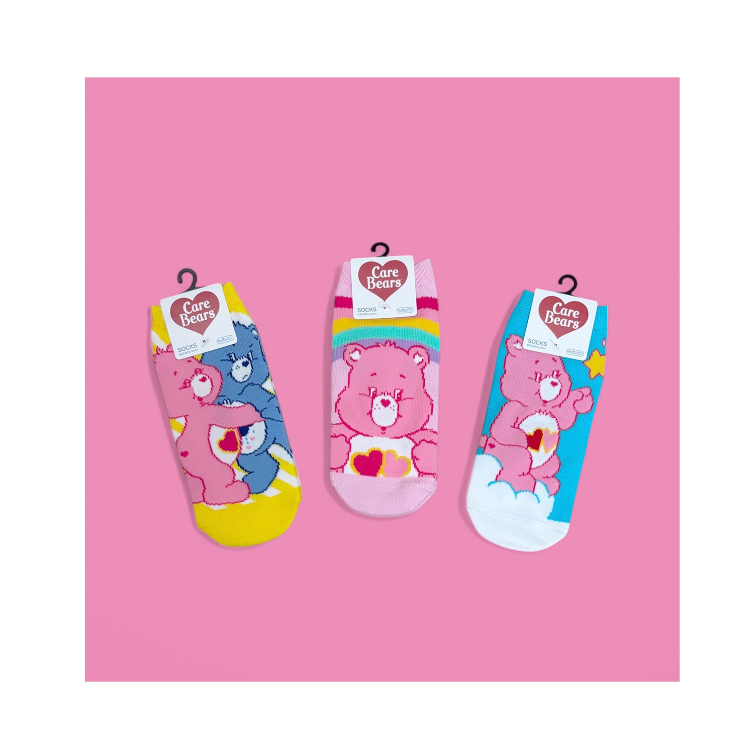 [公式] メーカー直営 ケアベア キャラックス（靴下）きらきらの星