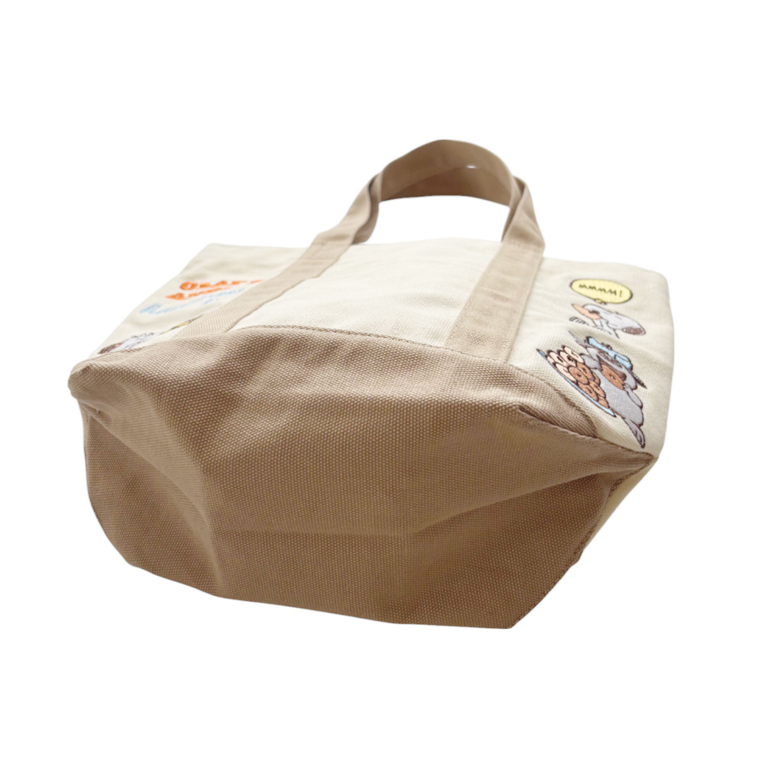 [公式] メーカー直営 PEANUTS スヌーピー 刺繍トートバッグ snack time