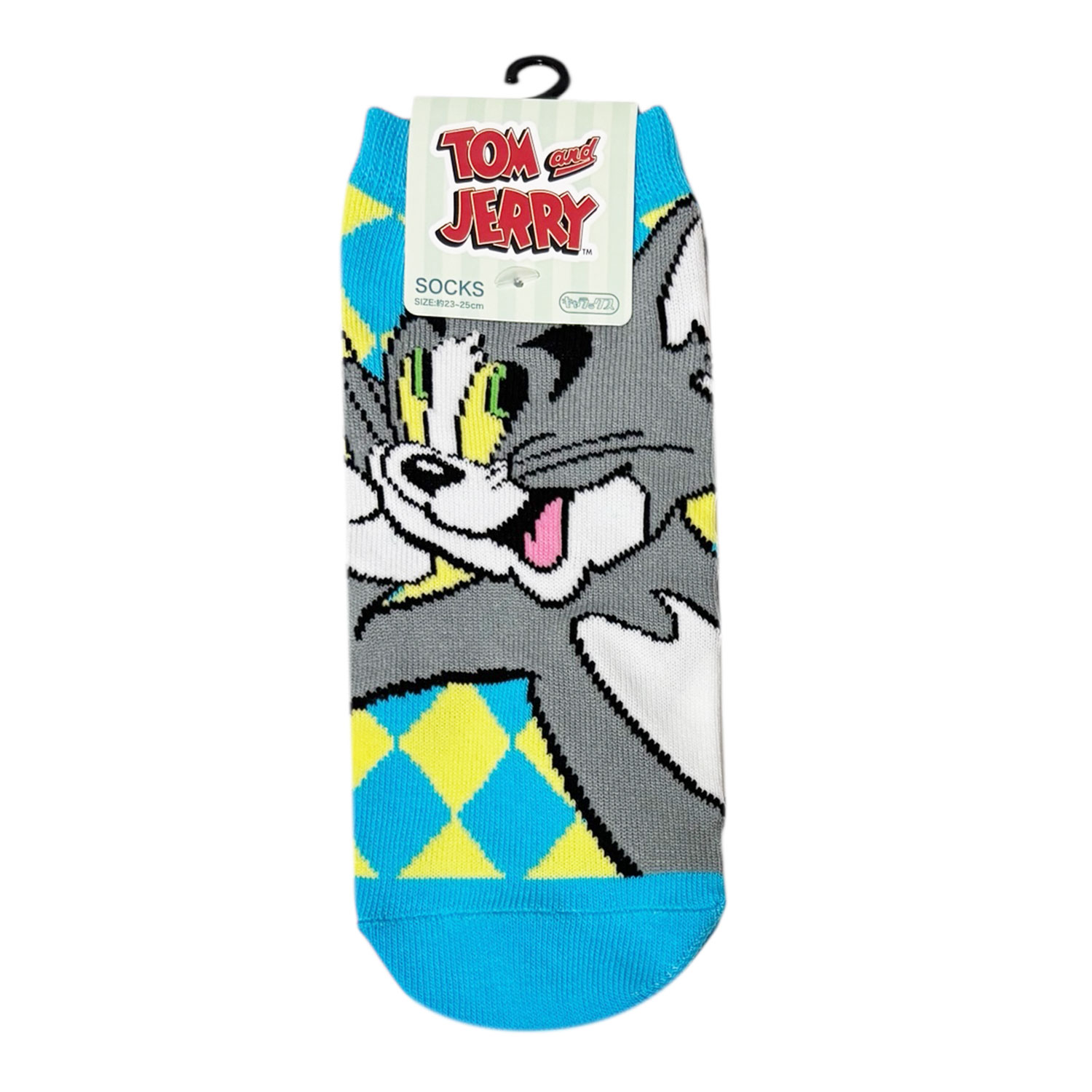 [公式] メーカー直営 トムとジェリー キャラックス（レディース靴下）ダイヤ ブルー