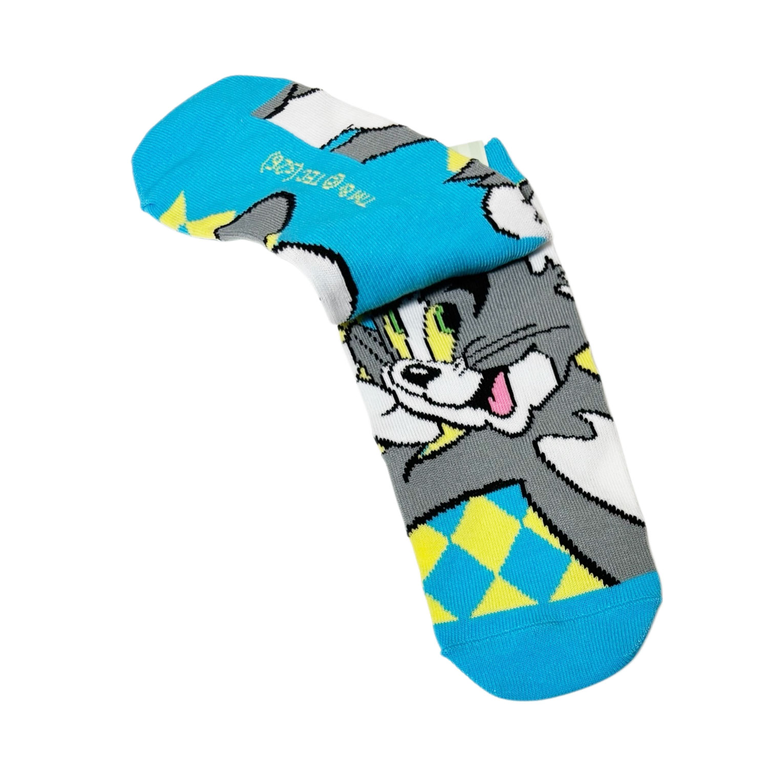 [公式] メーカー直営 トムとジェリー キャラックス（レディース靴下）ダイヤ ブルー