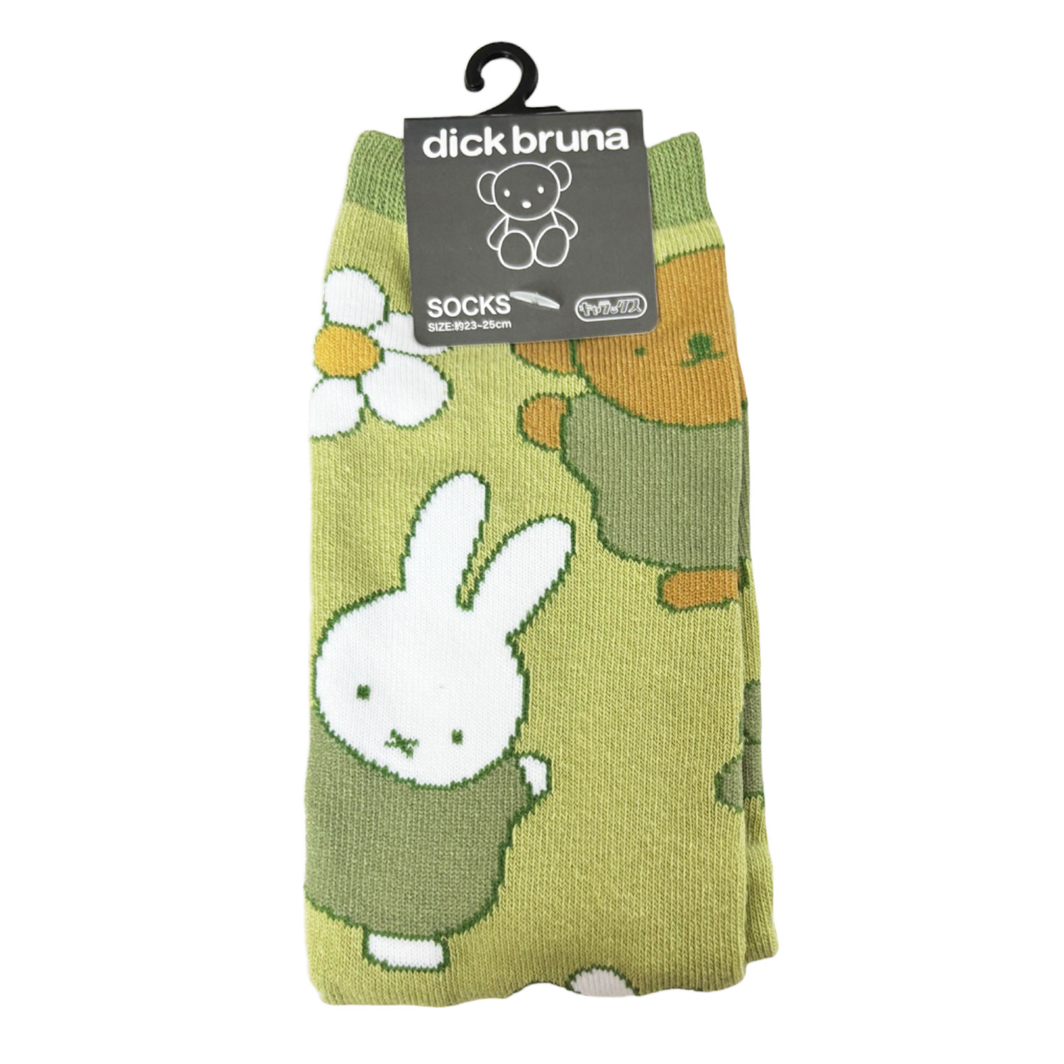 Dick Bruna ミッフィー ミドルハイソックスお花と一緒