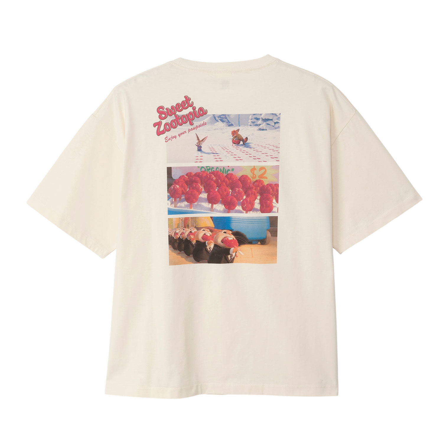 【ノベルティ対象商品B】[公式] メーカー直営 ディズニー ズートピア Tシャツ アイス