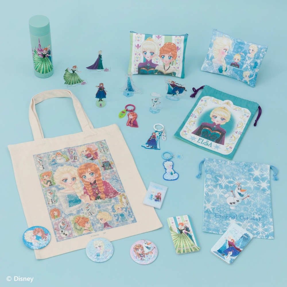 【予約】[公式]ディズニー フローズン アート コレクション BY 中川翔子／Ｔシャツ  エルサ WH　キッズ