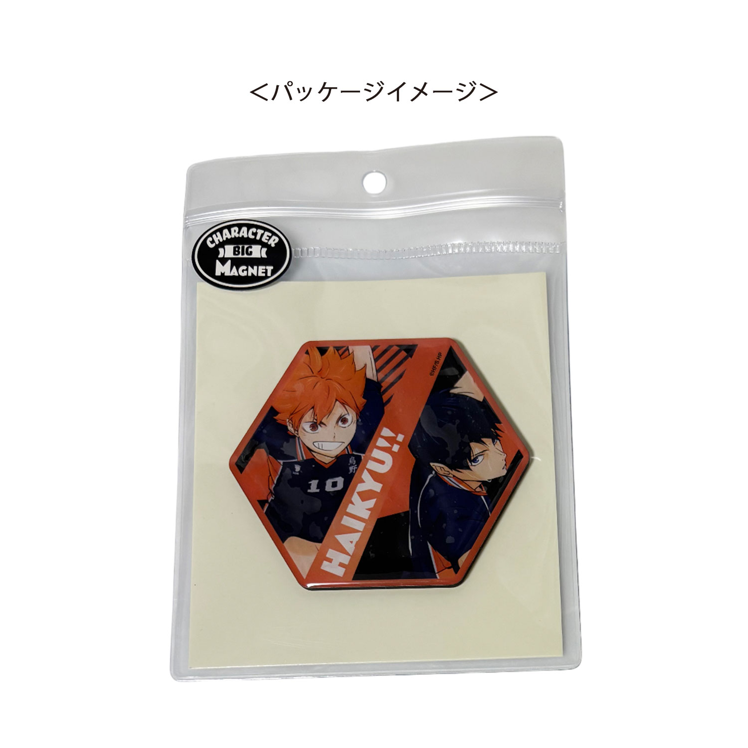 公式] メーカー直営 ハイキュー!! キャラクタービッグマグネット 烏野