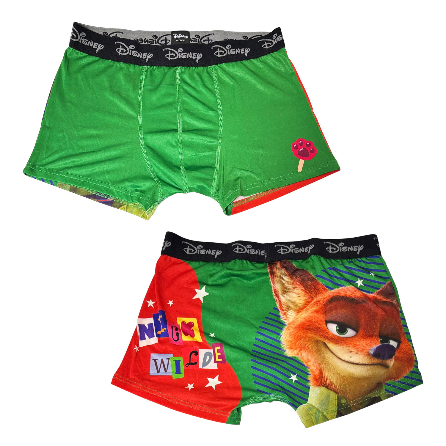 [公式] メーカー直営 ディズニー 転写ボクサーパンツ ズートピア ニック