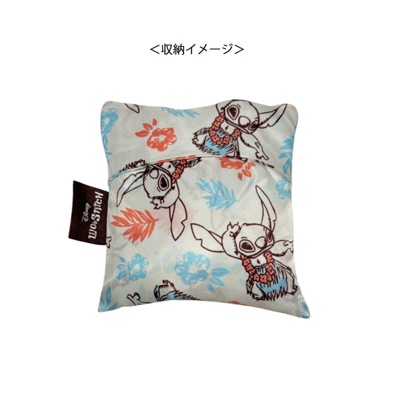 [公式]  ディズニー リロ＆スティッチ マルシェショッピングバッグ アロハ