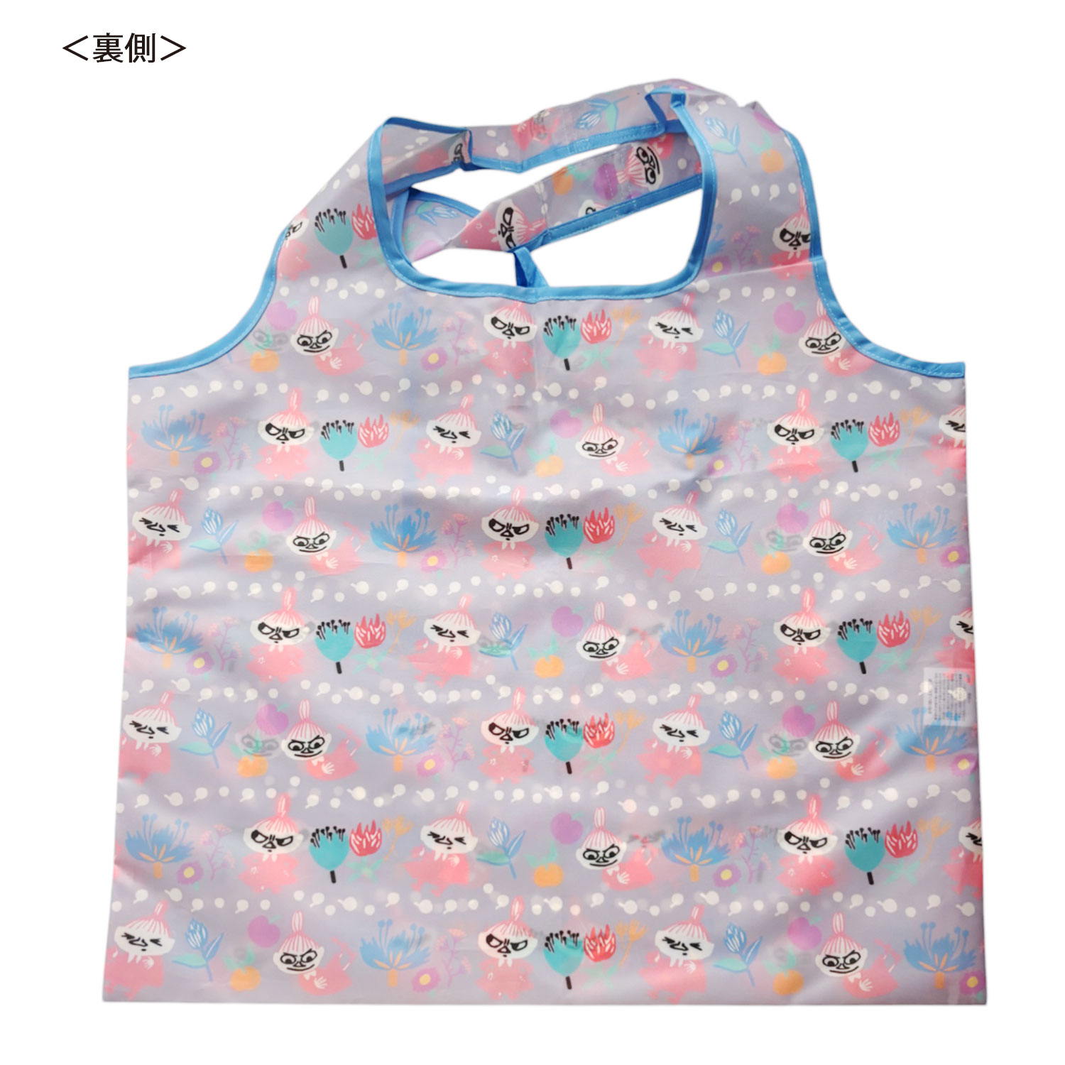 [公式] メーカー直営 ムーミン くるくるショッピングバッグ フラワー パターン