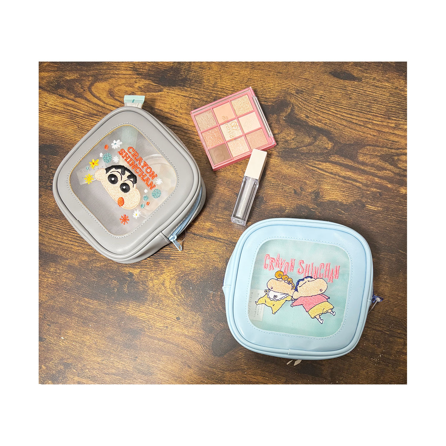 公式] メーカー直営 クレヨンしんちゃん メッシュポーチ ふゆ