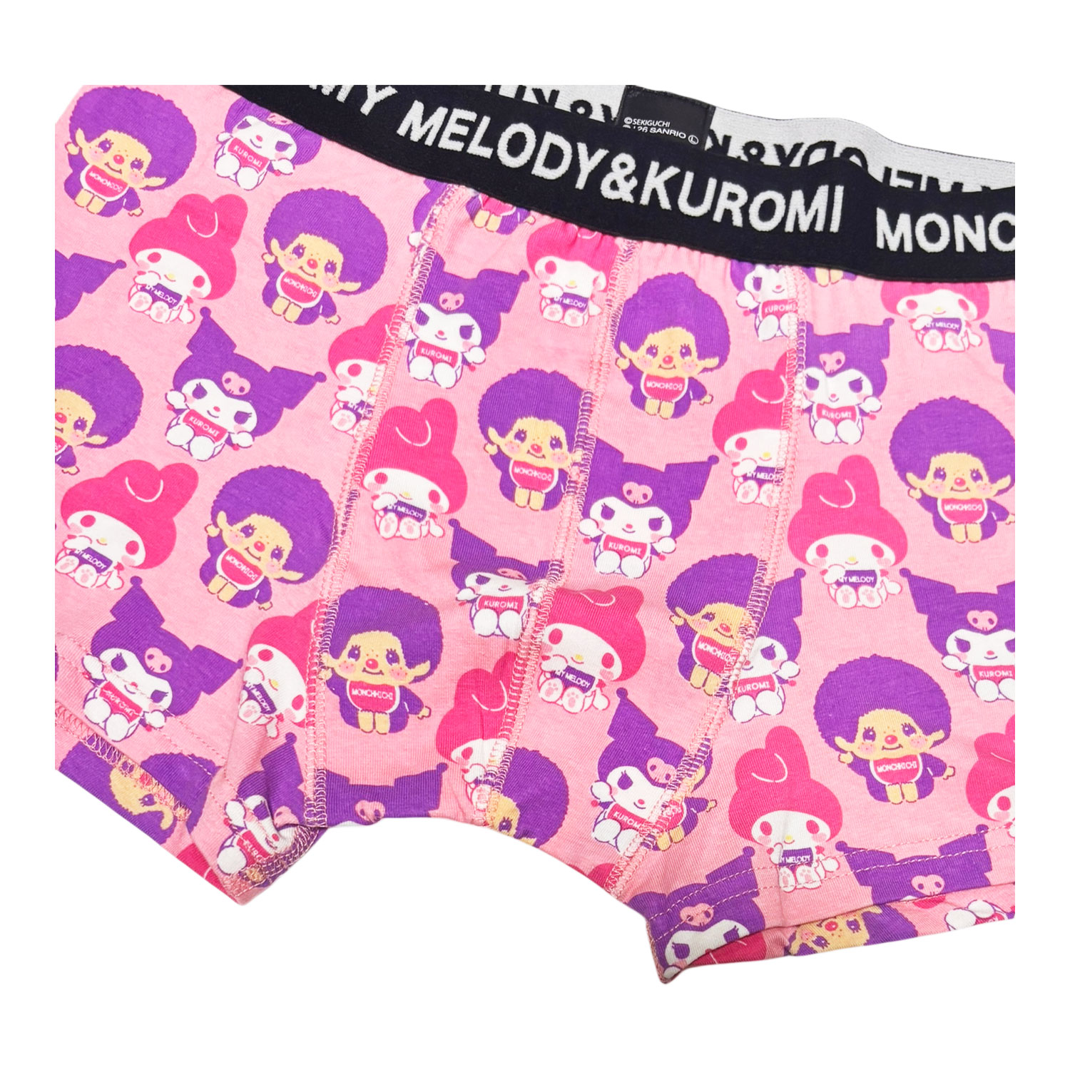 [公式] メーカー直営 モンチッチ×サンリオキャラクターズ ボクサーパンツ マイメロディ＆クロミ