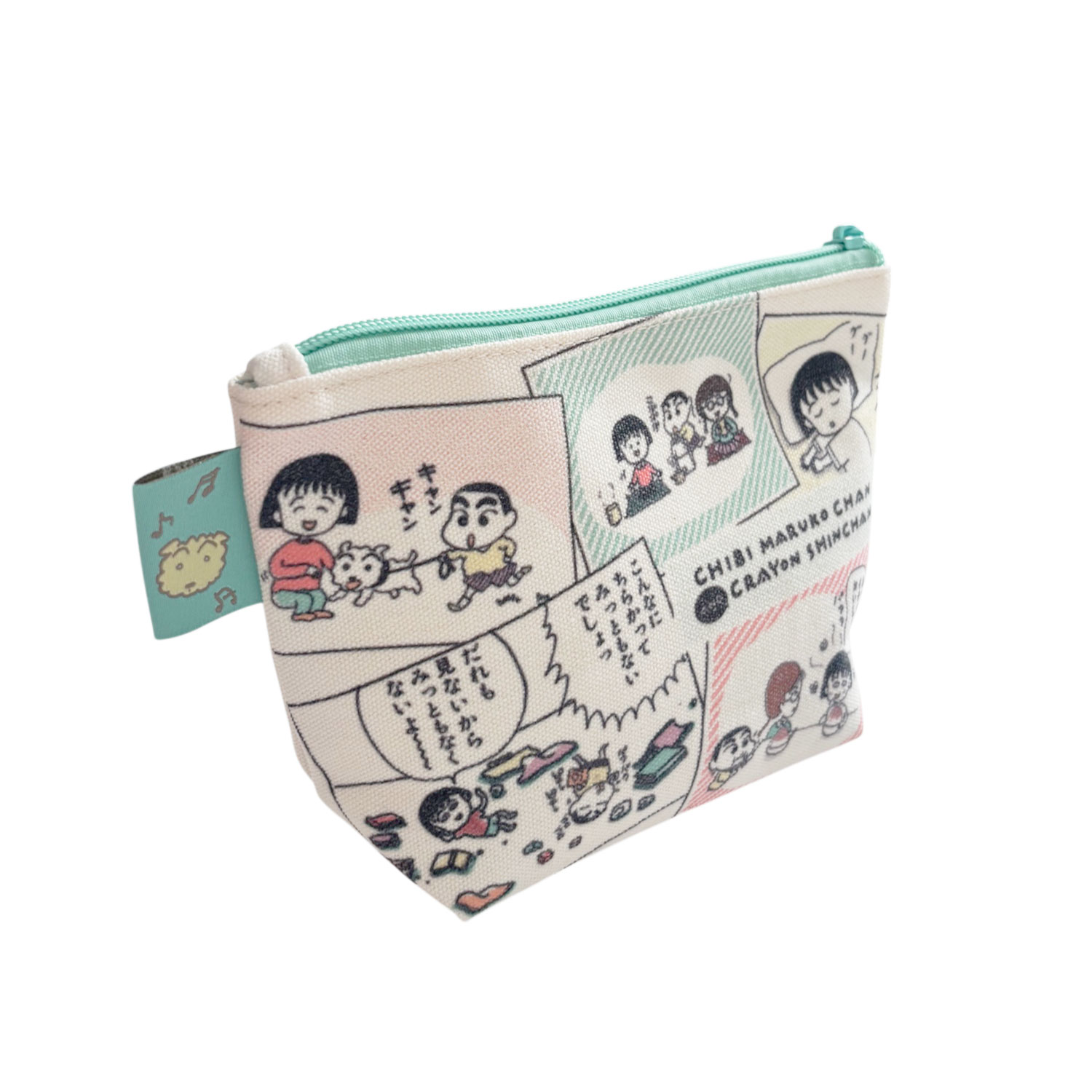 [公式] メーカー直営 ちびまる子ちゃん × クレヨンしんちゃん グッディポーチ キービジュアル