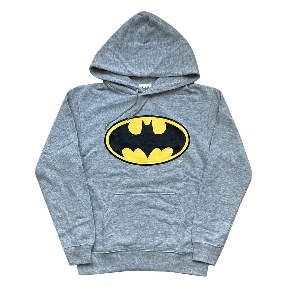 [公式]DC COMIC バットマン プルオーバー フーディ ロゴ　GY　ユニセックス