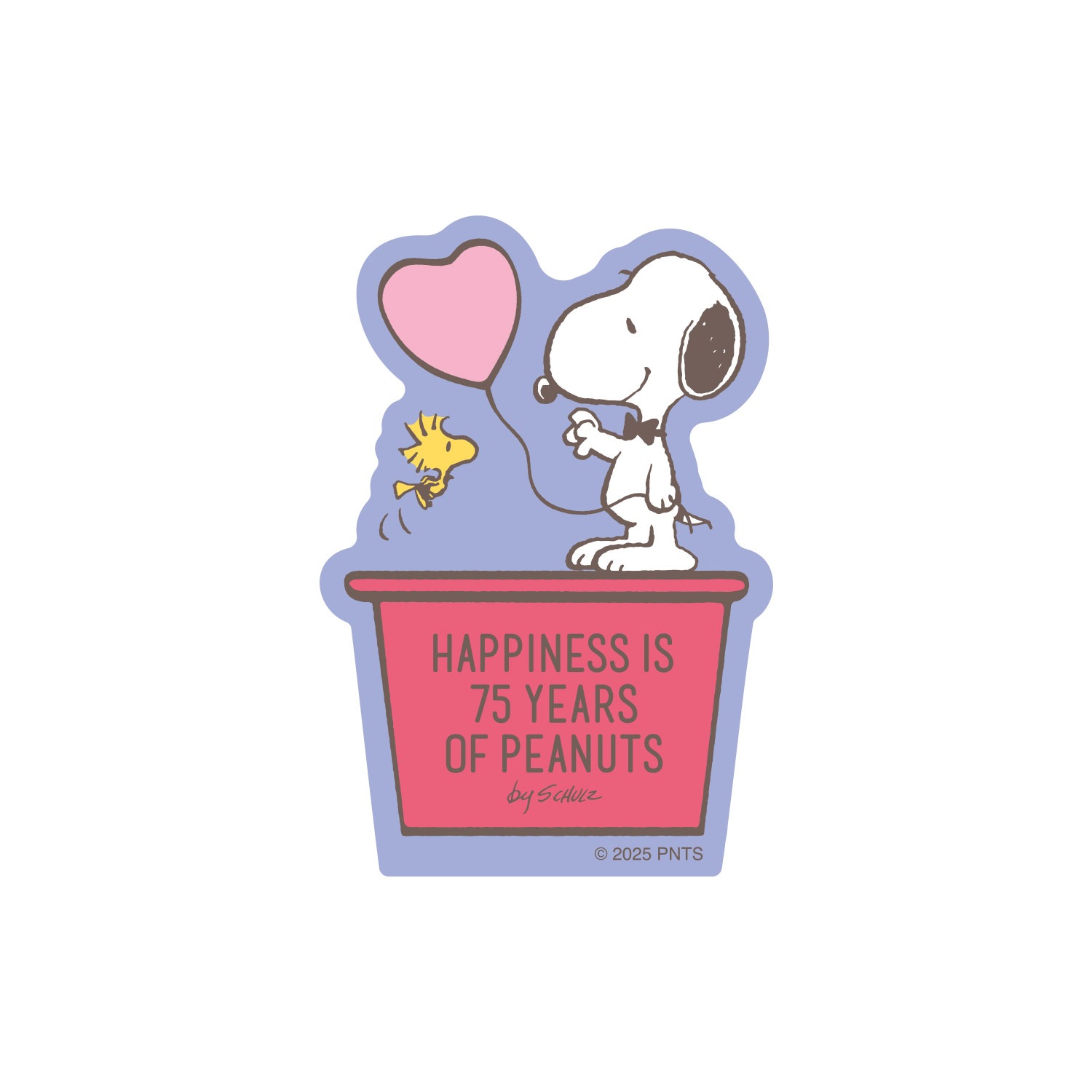 [公式] メーカー直営 PEANUTS コミック誕生75周年 キャラクターステッカー スヌーピー