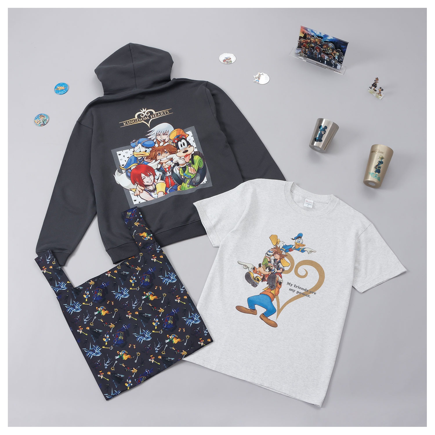 [公式] メーカー直営 ディズニー キングダム ハーツ Ｔシャツ ／笑顔