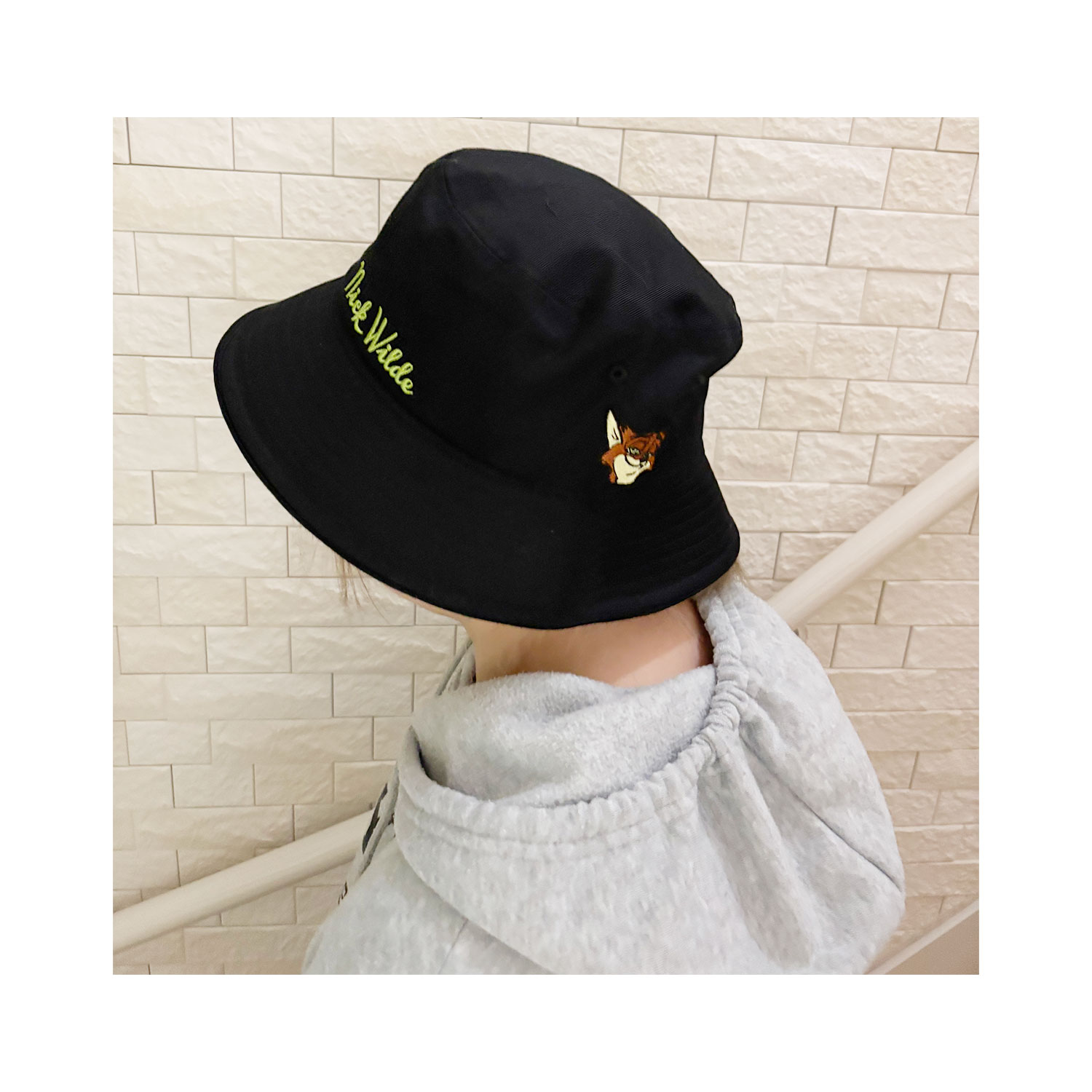 ポロキャラクター刺繍バケットハット3点セット 公式] メーカー直営 ディズニー 刺繍バケットハット ズートピア ニック