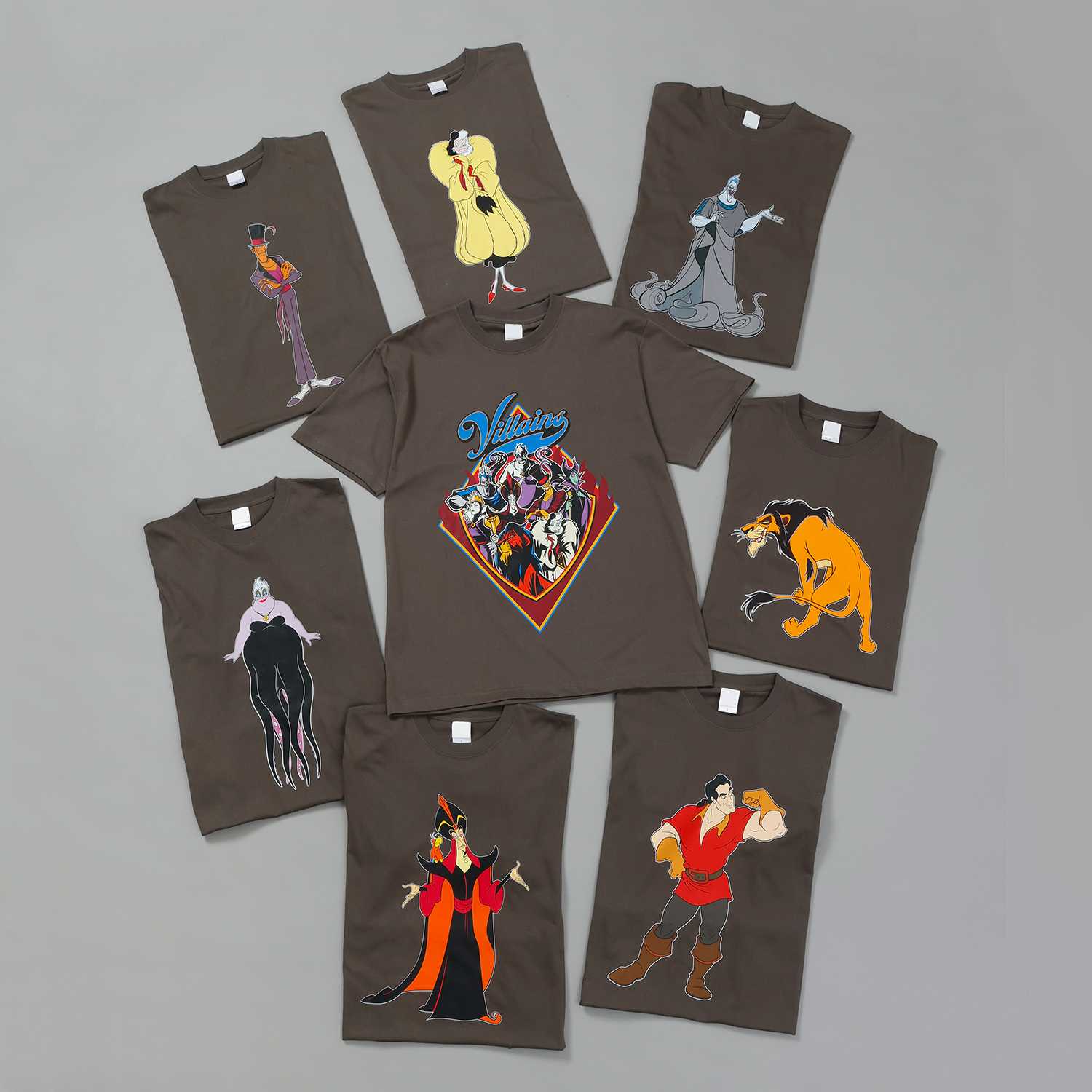 [公式] メーカー直営 ディズニー パワーワード ヴィランズ Tシャツ ガストン