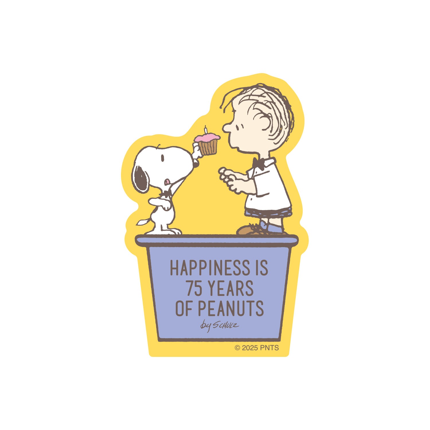 [公式] メーカー直営 PEANUTS コミック誕生75周年 キャラクターステッカー プレゼント