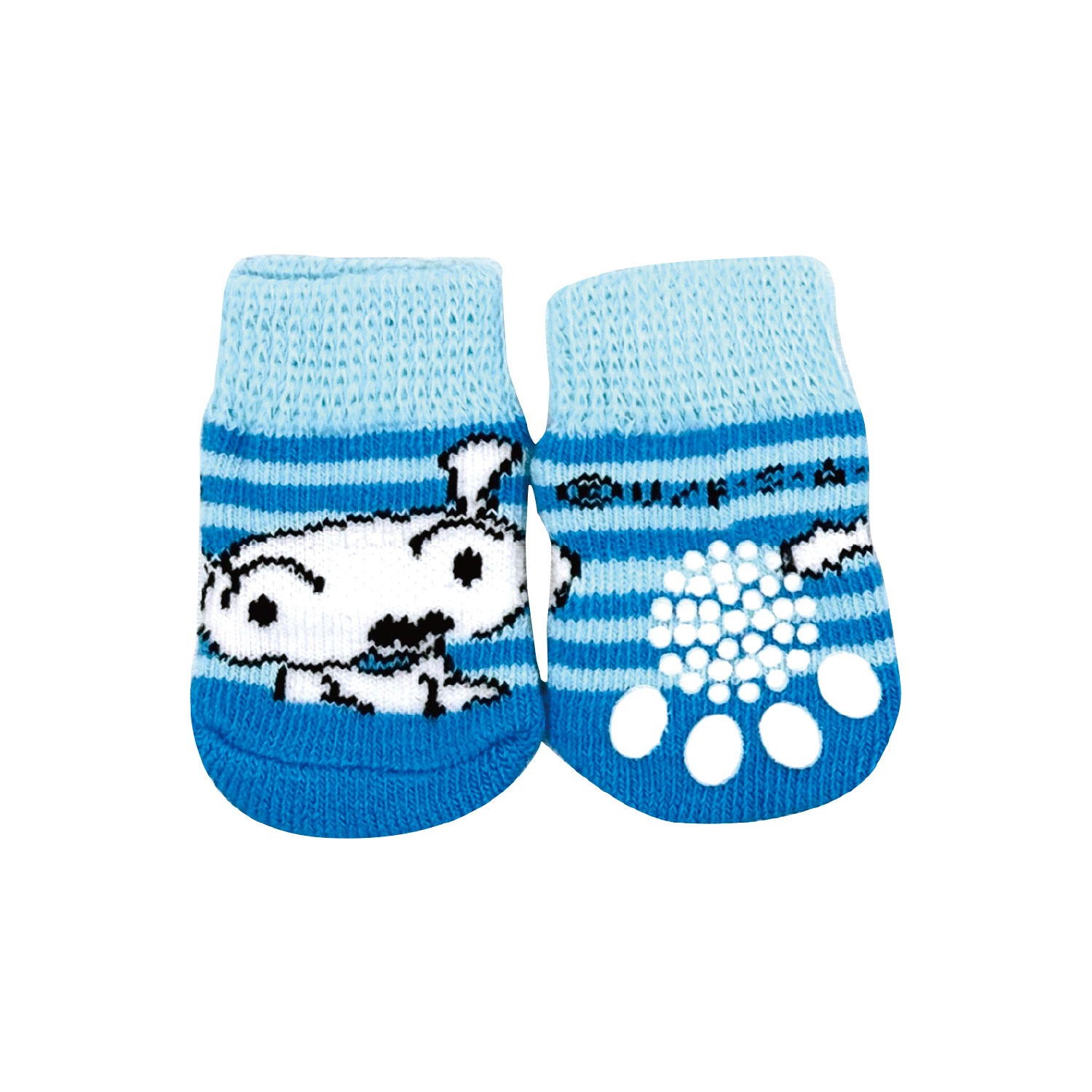 [公式] メーカー直営 クレヨンしんちゃん キャラックス（ペット靴下）シロボーダー