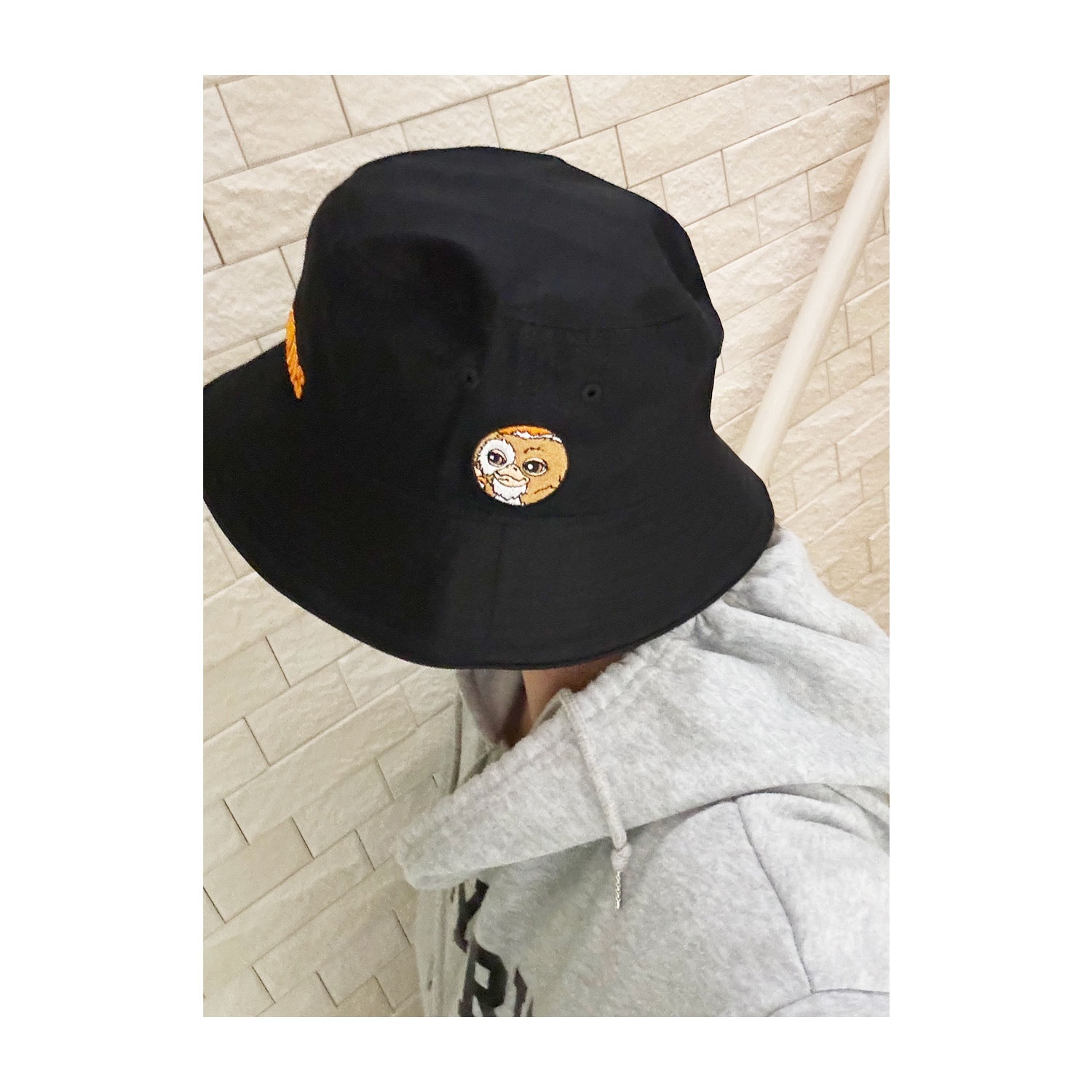 公式] メーカー直営 グレムリン 刺繍バケットハット ギズモ フェイス