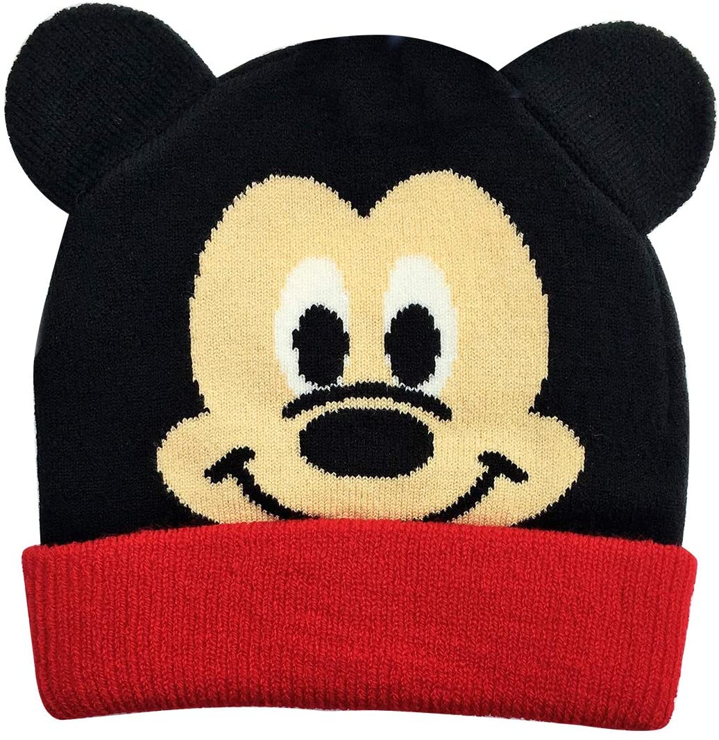 [公式] Disney ディズニー キッズ フェイス ニットキャップ/ミッキーマウス