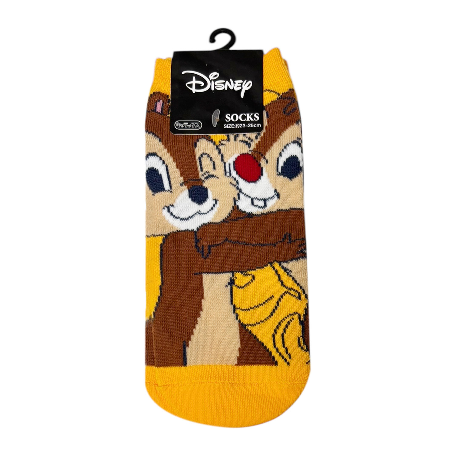 [公式] メーカー直営 ディズニー キャラックス（レディース靴下）チップ＆デール ぎゅっ