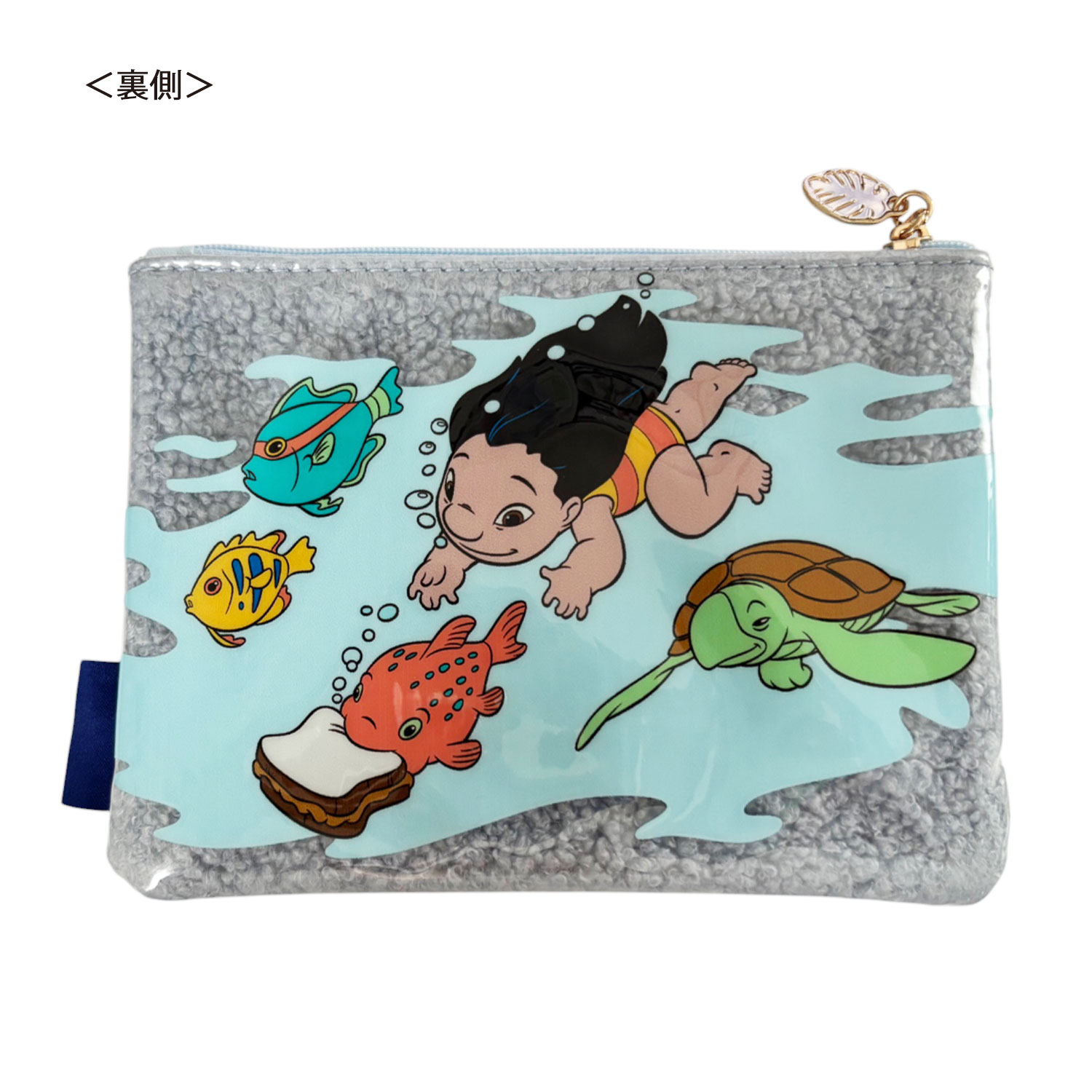公式] ディズニー リロ＆スティッチ もこもこビニールフラット