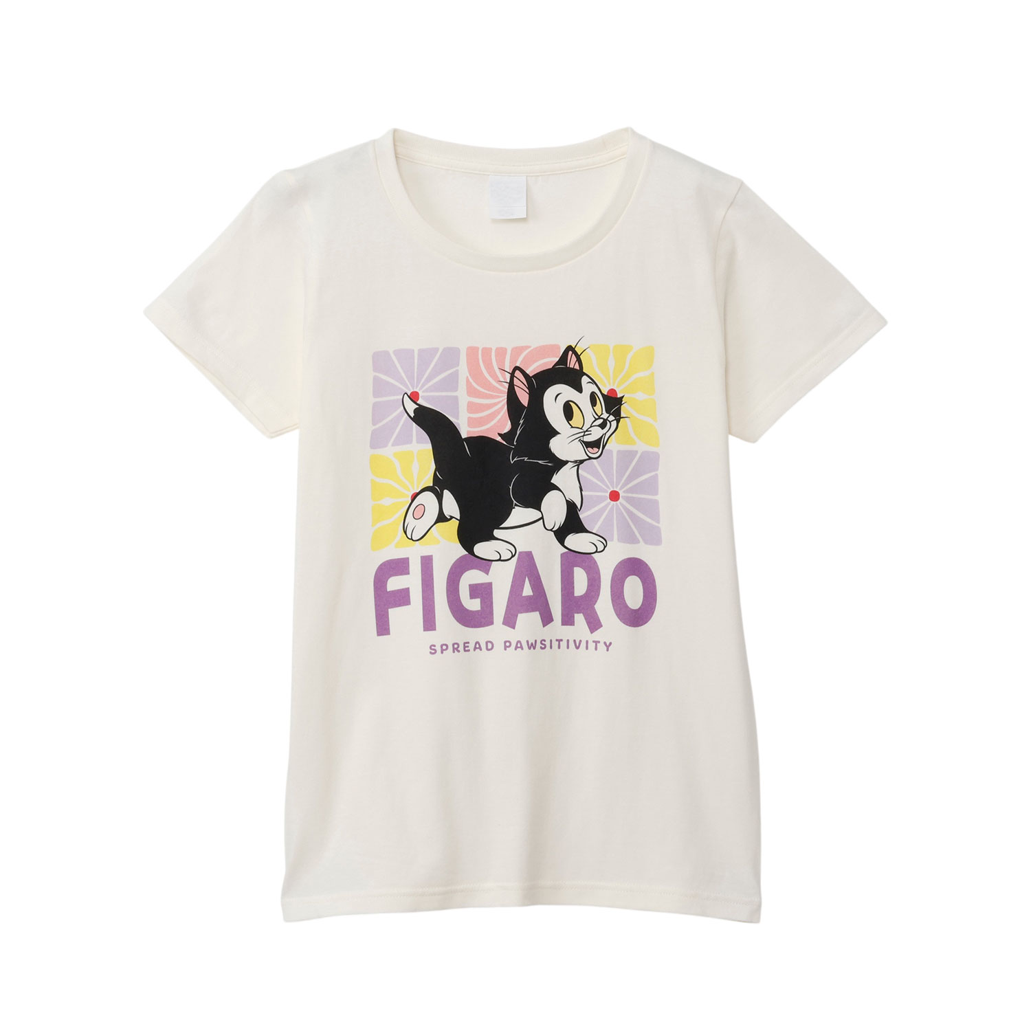 [公式] メーカー直営 ディズニー キャット＆ドッグ Tシャツ ピノキオ フィガロ フラワー