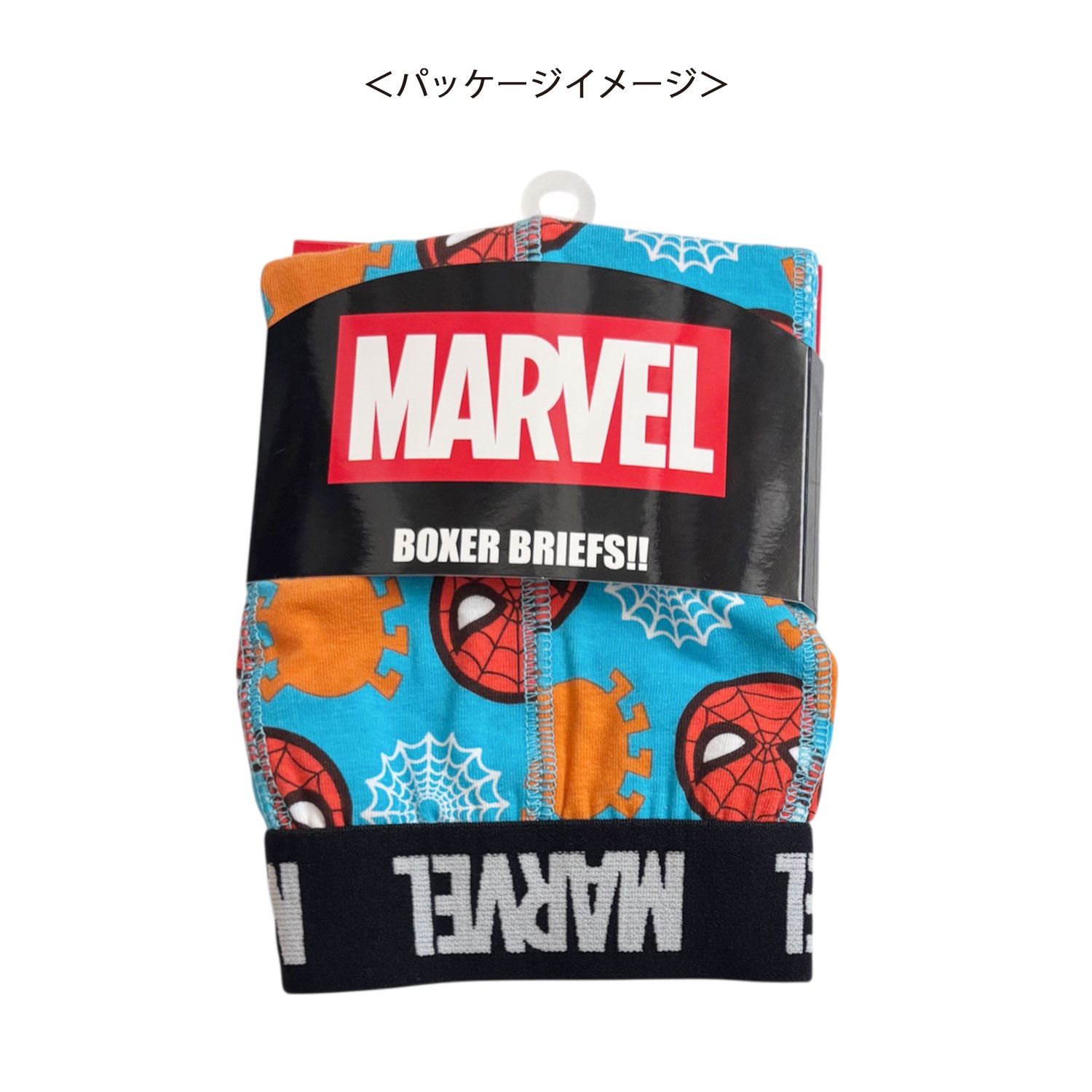 公式] メーカー直営 MARVEL ボクサーパンツ スパイダーマン アイコン
