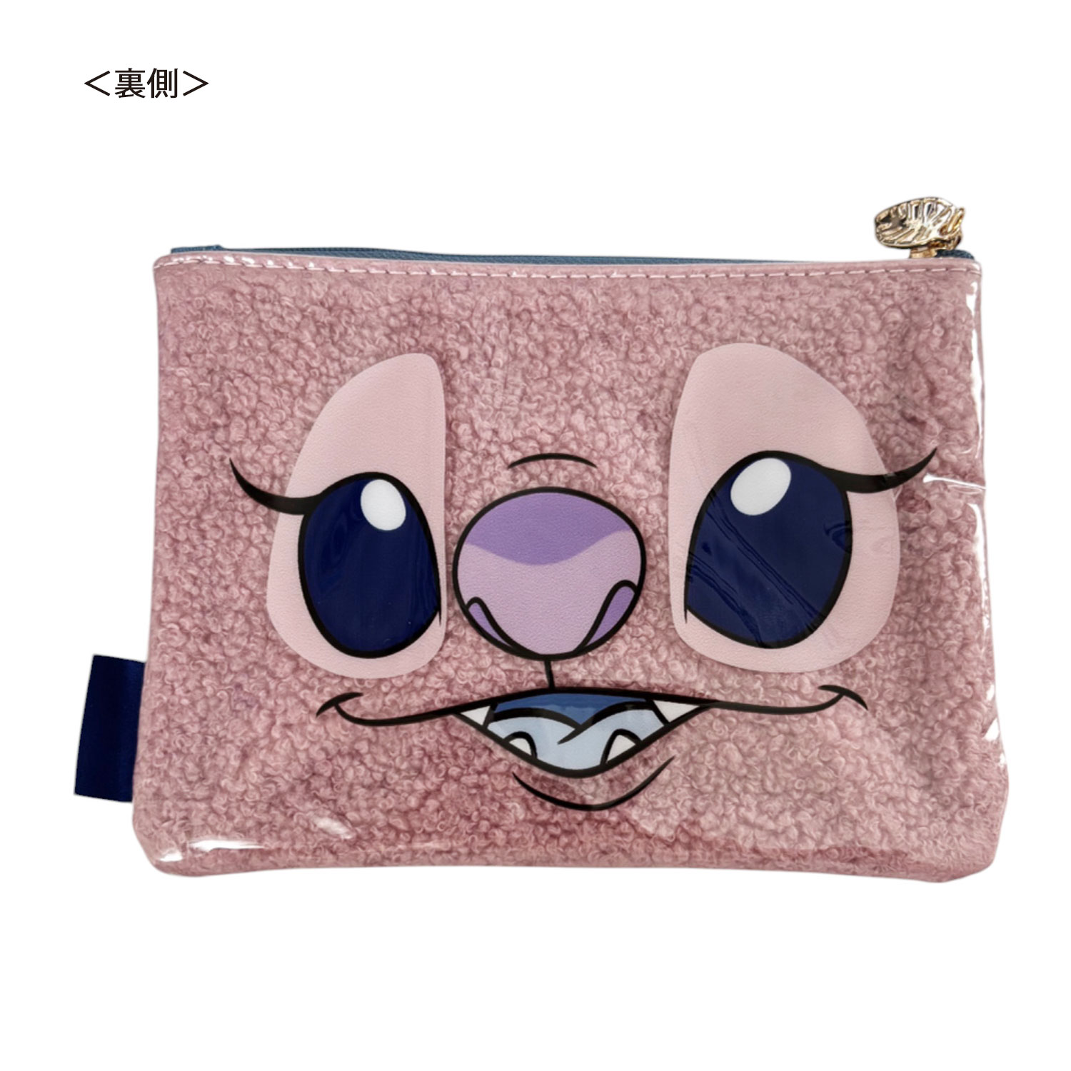 公式] ディズニー リロ＆スティッチ もこもこビニールフラットポーチ