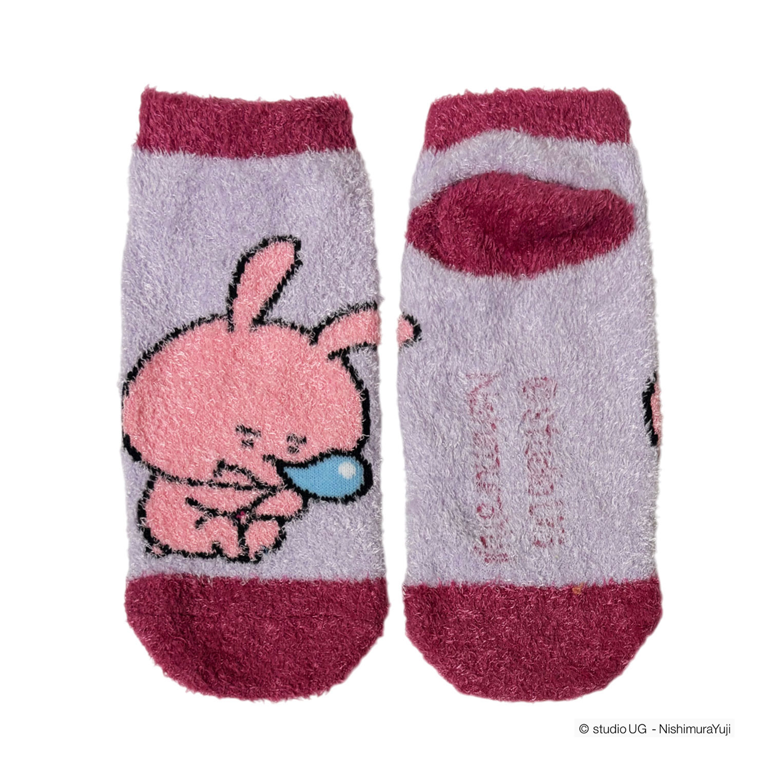 [公式] スタジオUG（にしむらゆうじ）もっこもこ靴下 ラブラビット おやすみ PU