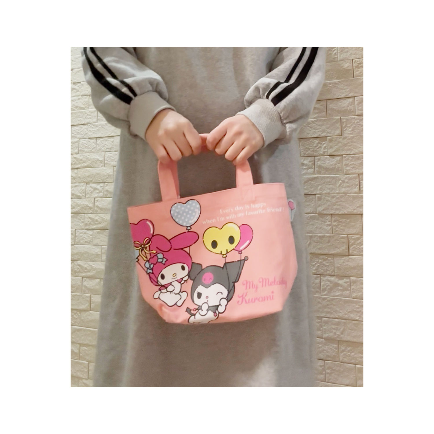 [公式] メーカー直営 サンリオキャラクターズ カラーマチ付きバッグ マイメロディ クロミ なかよし